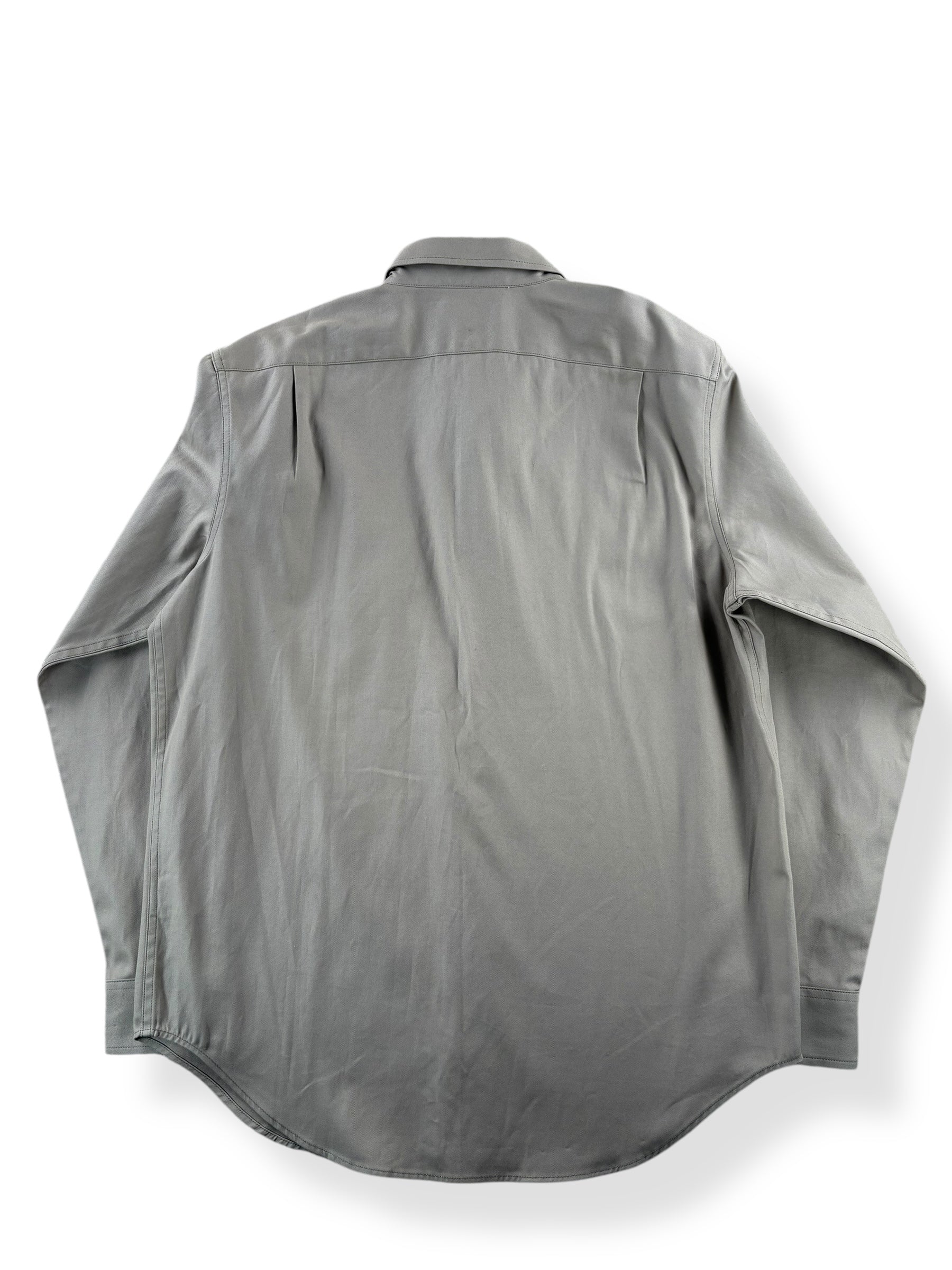 Back of Modern Filson Khaki Service Shirt SZ M