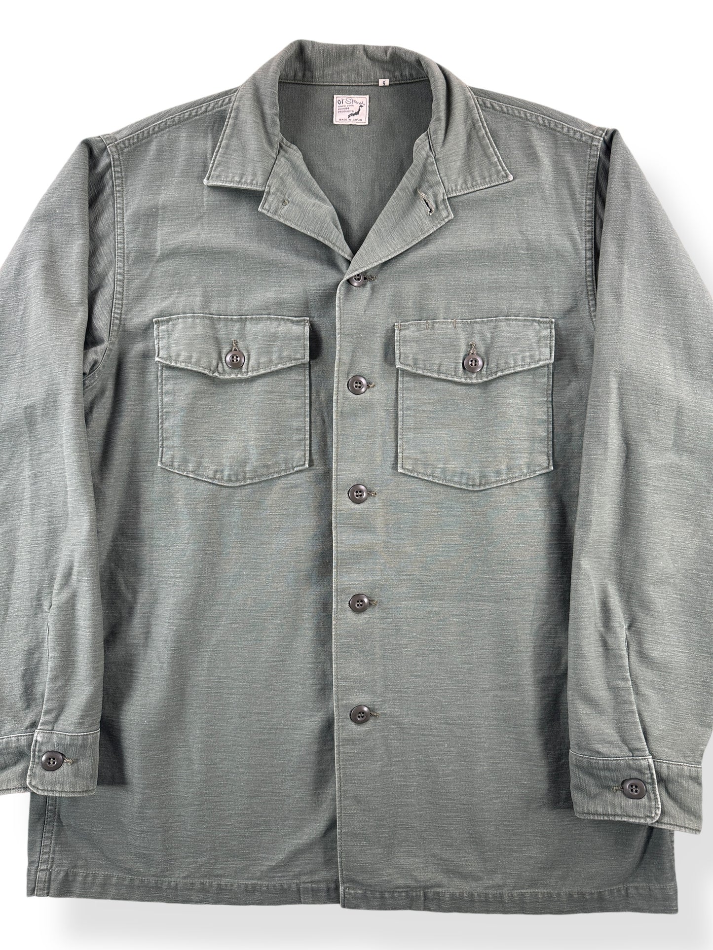 Front Close Up of Modern Orslow OG 107 Top SZ L