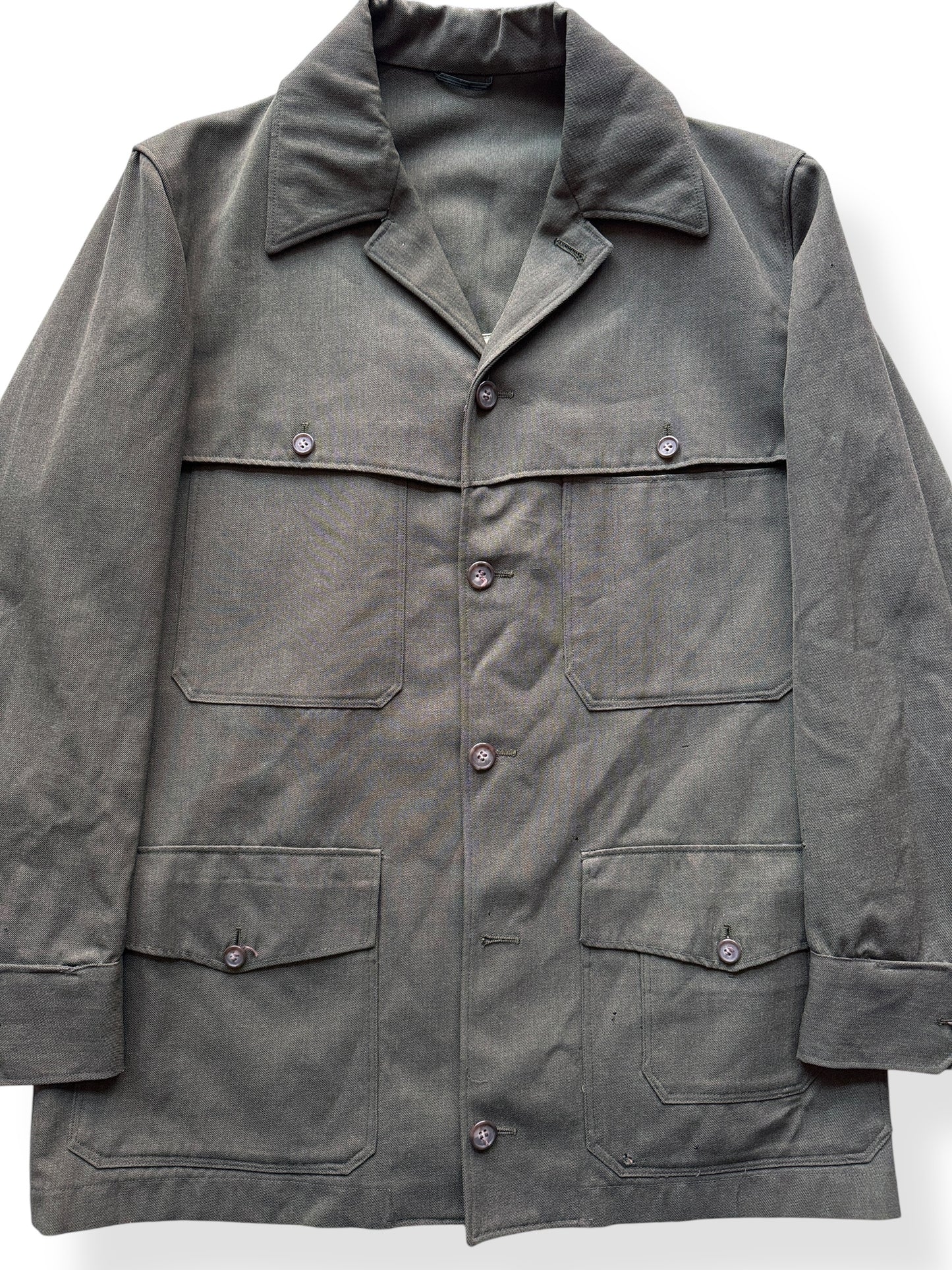 Front Close Up of Vintage Nudelman Brothers Whipcord SZ L
