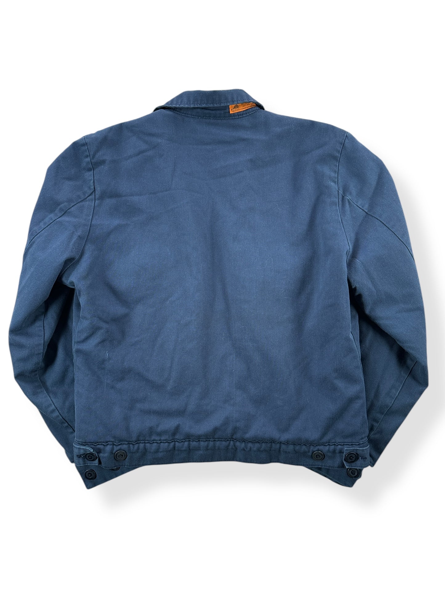 Back of Vintage Distressed Ralph Gas Station Jacket SZ S AS IS