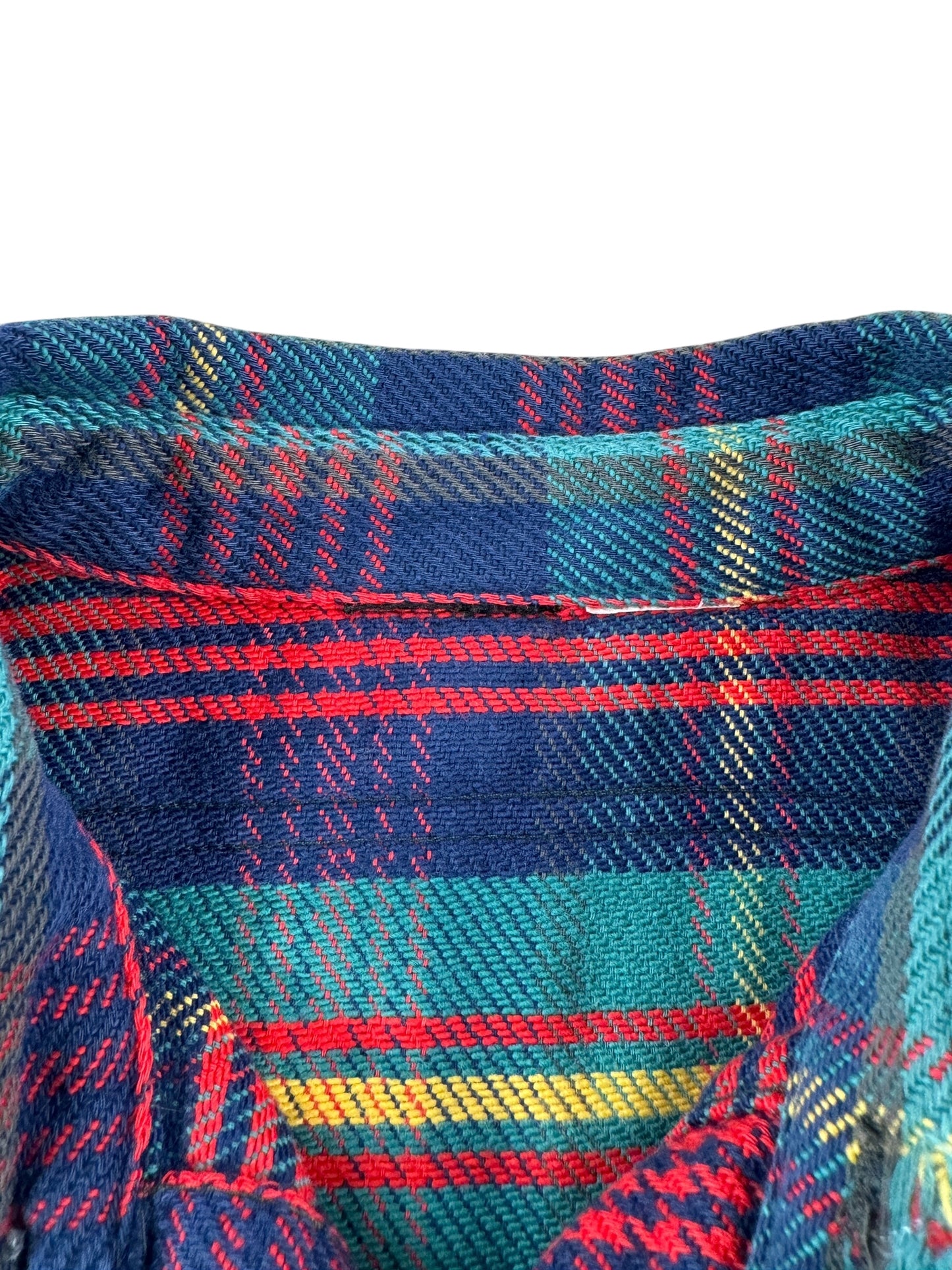 Missing Tag on Vintage Unbranded Cotton Flannel SZ XL
