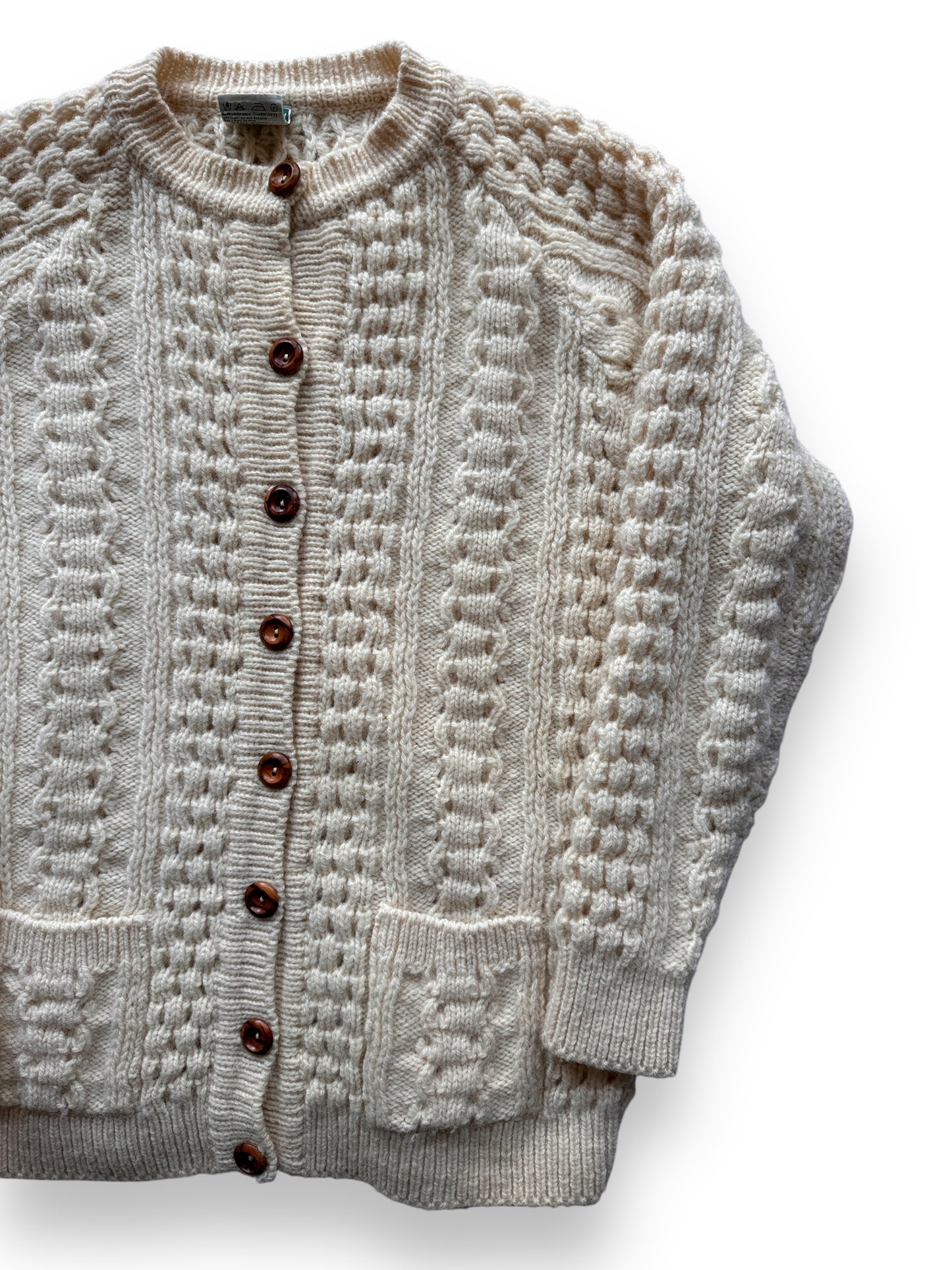 front left of Vintage John Molloy Irish Wool Sweater SZ L