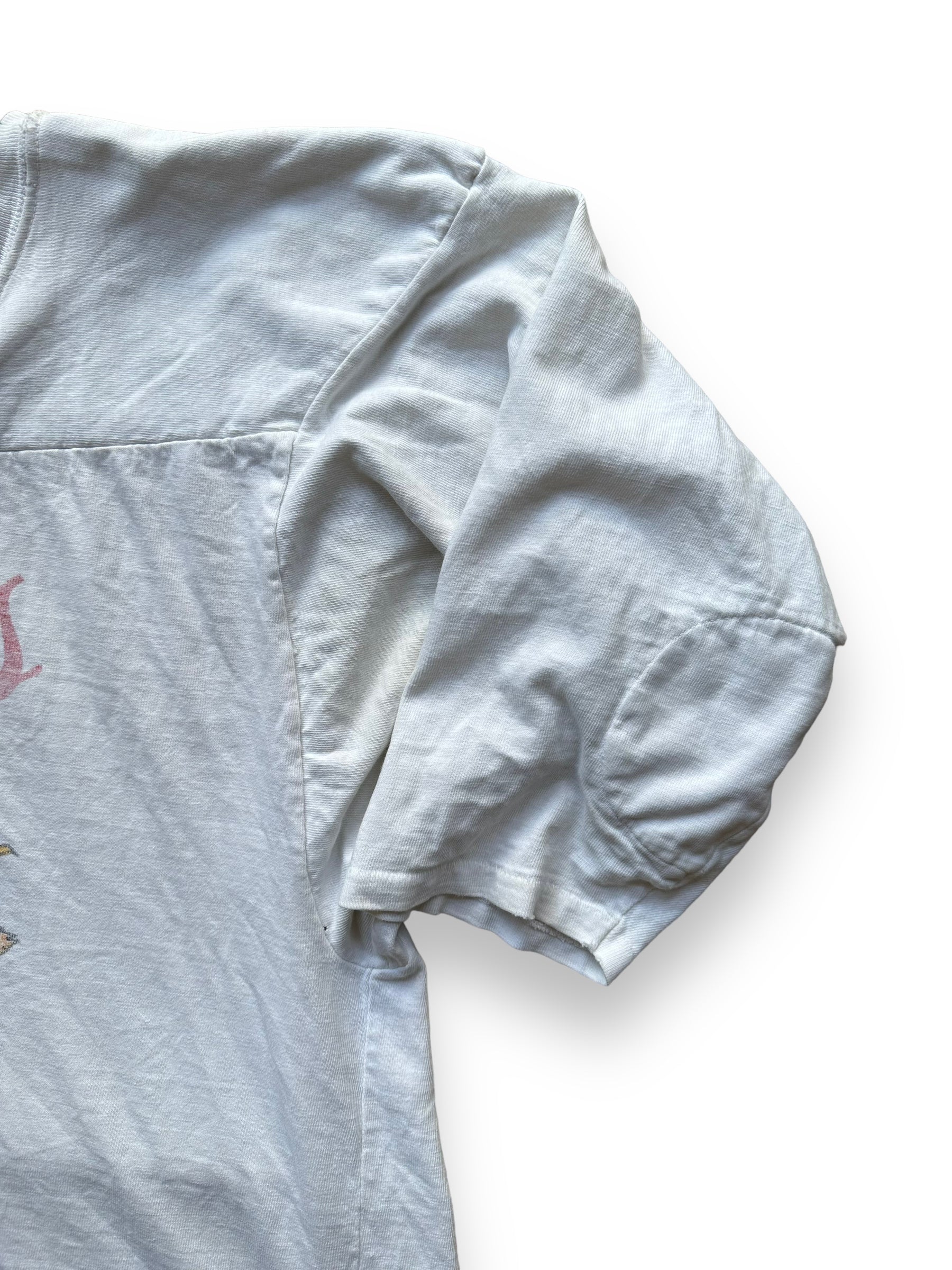 Front Left Sleeve View on Vintage Coors Jersey Tee SZ M | Vintage Beer T-Shirts Seattle | Barn Owl Vintage Tees Seattle