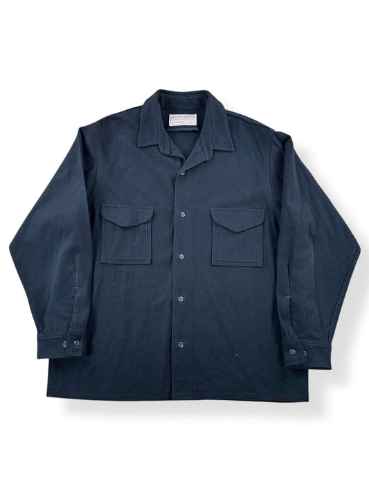Front of Filson Navy Jac Shirt SZ XXL
