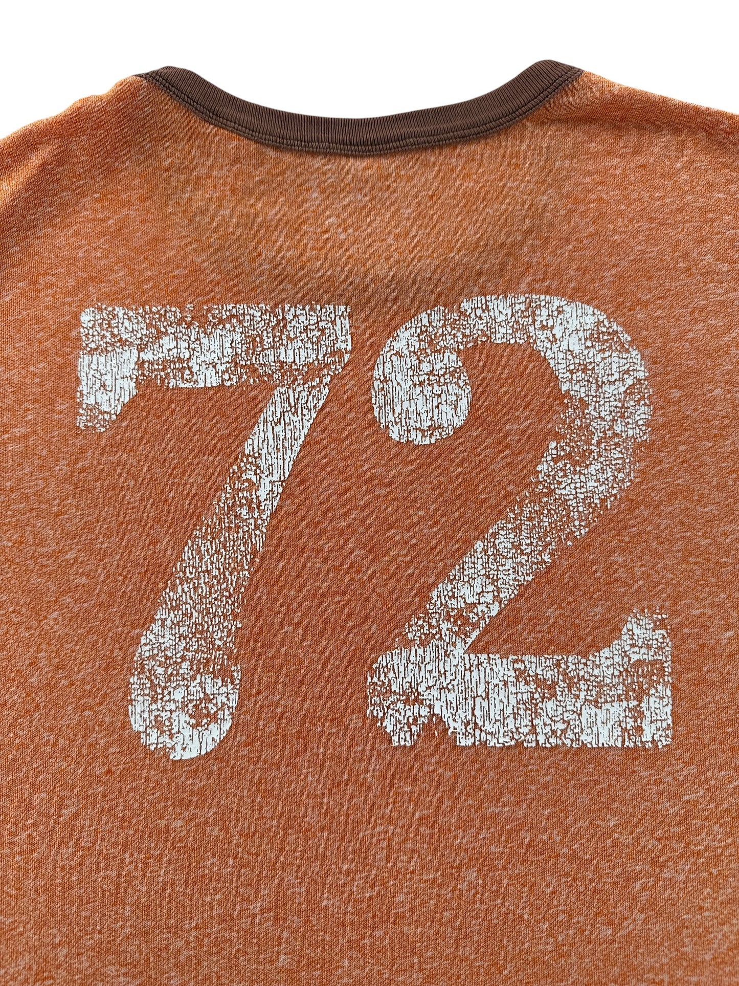 Back Graphic of Vintage Hurricane Mtn. Ringer Tee SZ L (Fits M)