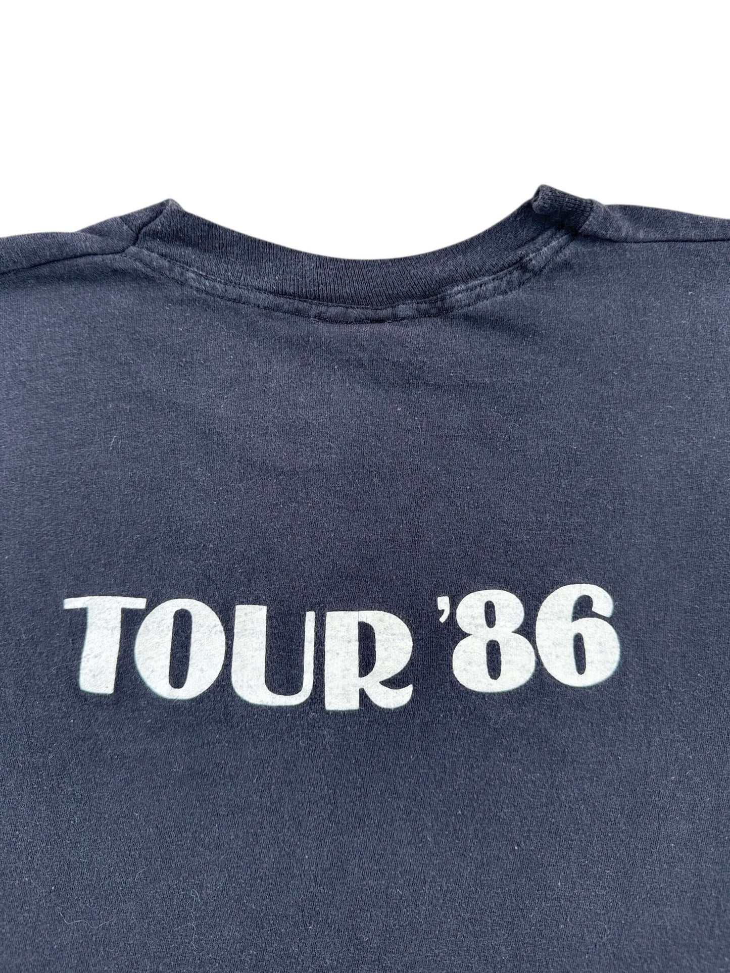 Back Graphic of Vintage Bangles 1986 Tour Tee SZ S
