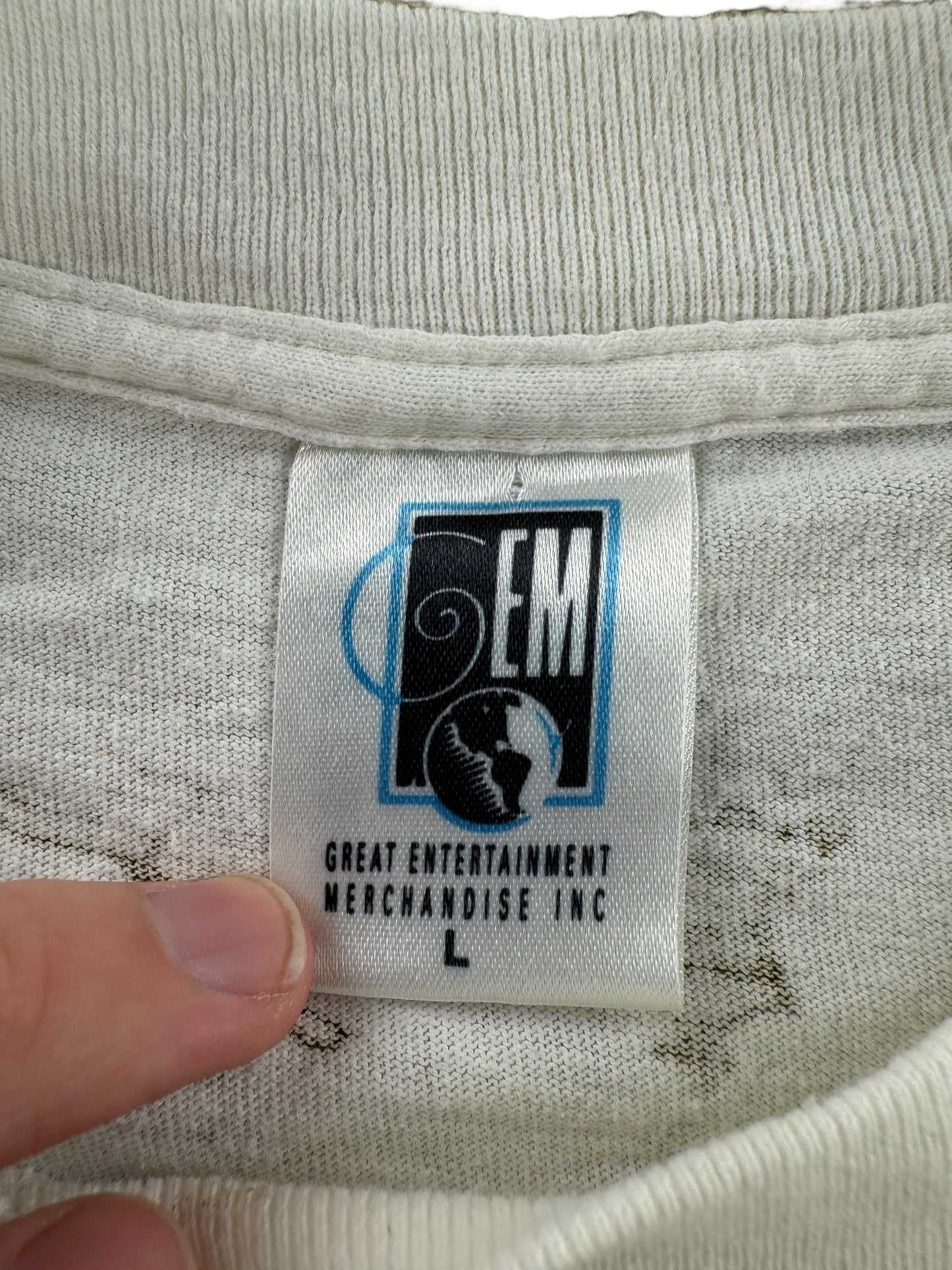 Tag on Vintage Bob Marley Exodus AOP Tee SZ M