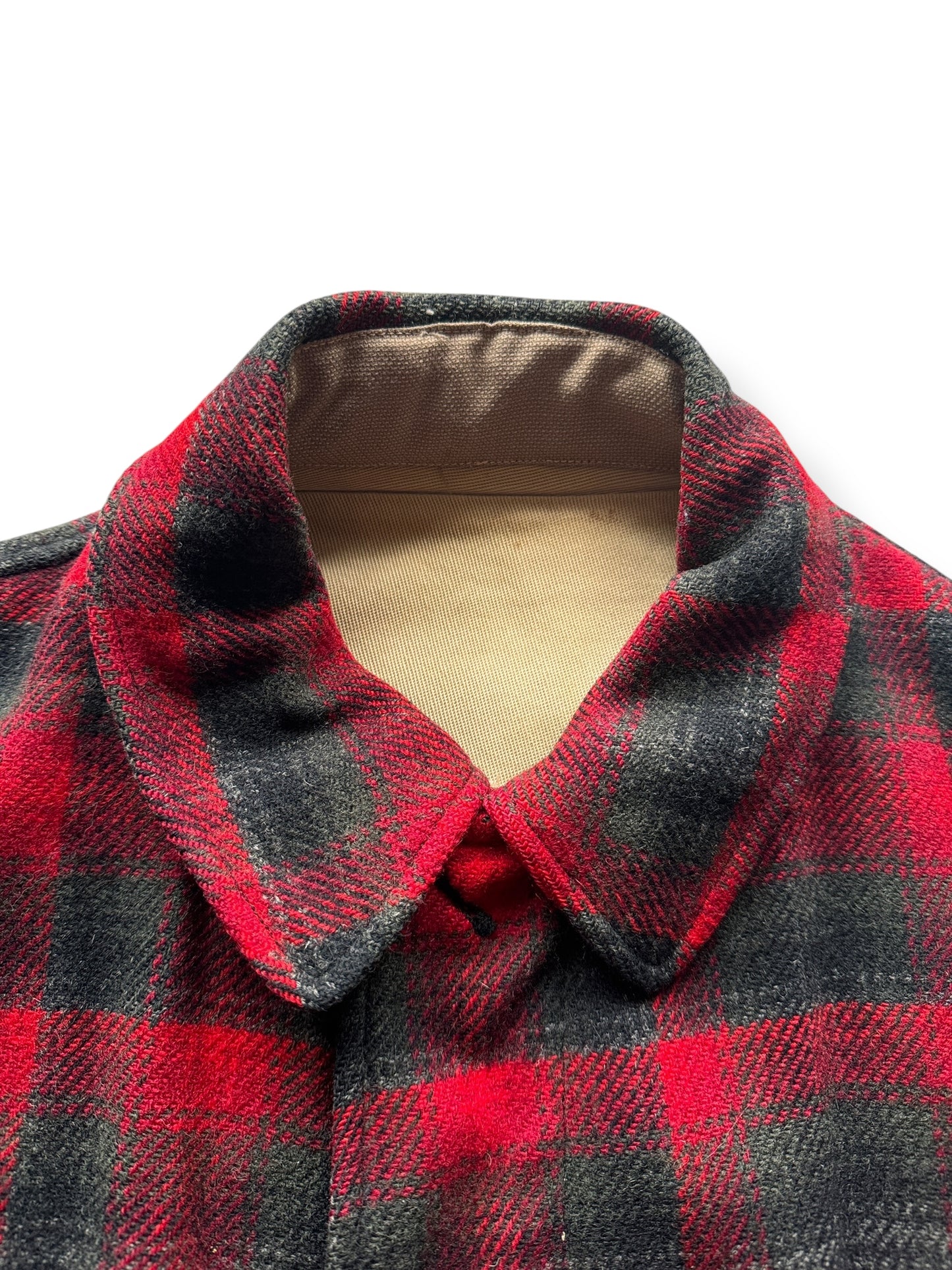 Collar on Vintage Reversible Pendleton Coat SZ XL