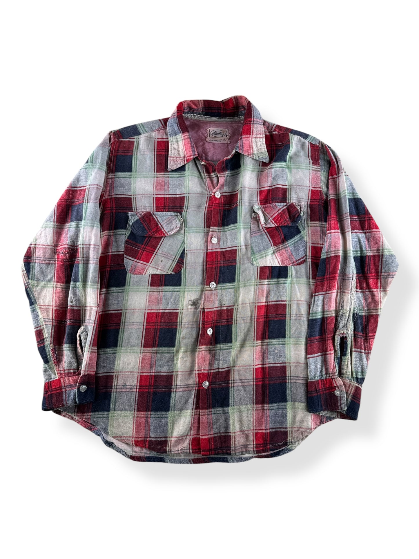 Front of Vintage Fleetline Thrasher Cotton Flannel SZ XL