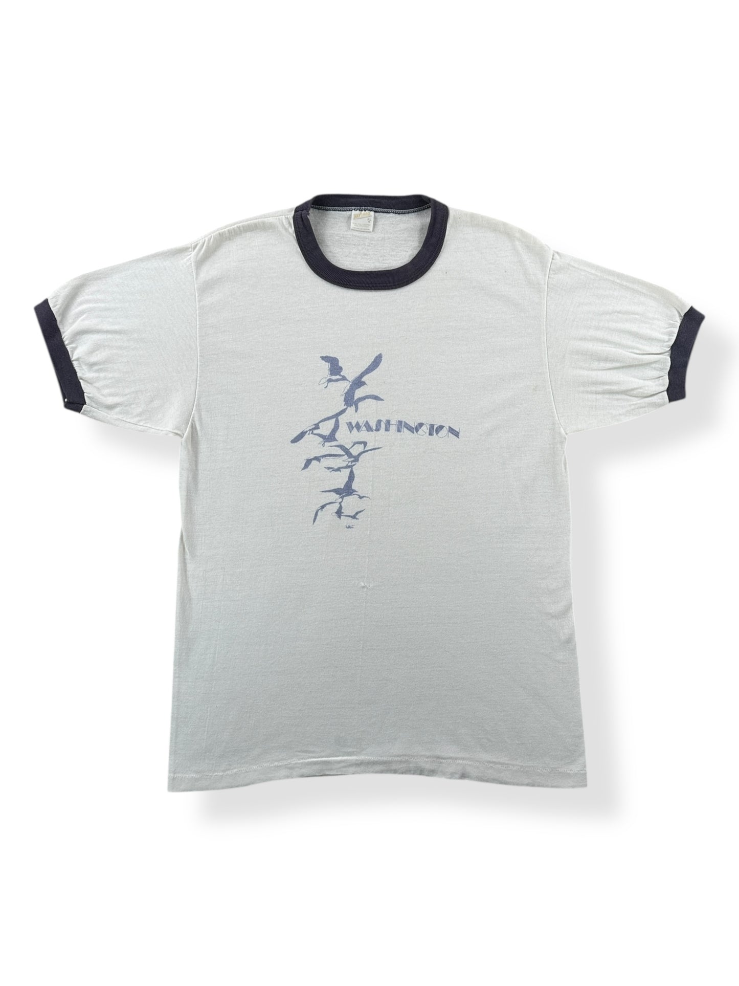 Front of Vintage Washington Birds Ringer SZ M