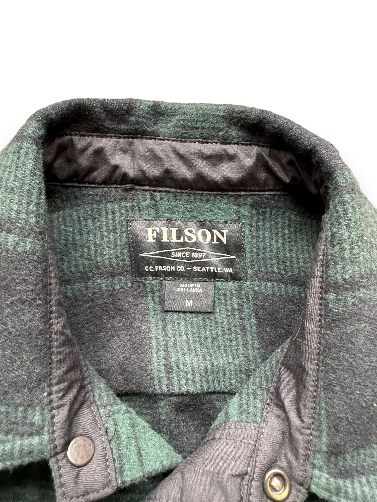 tag on Filson Beartooth Shirt Jacket SZ M