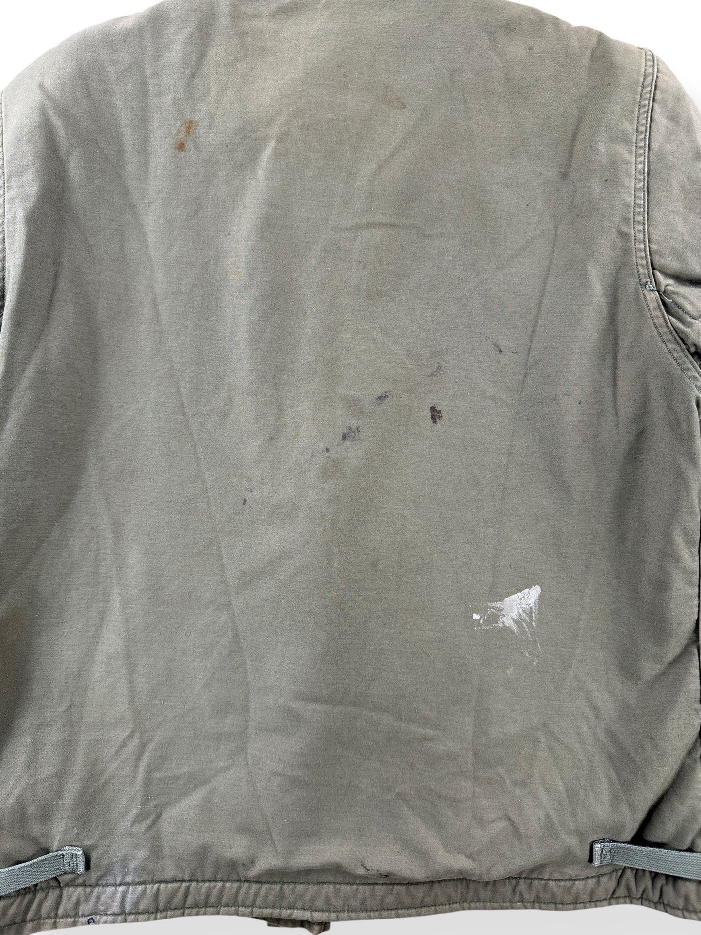 Back Staining on Vintage A-2 Deck Jacket SZ L