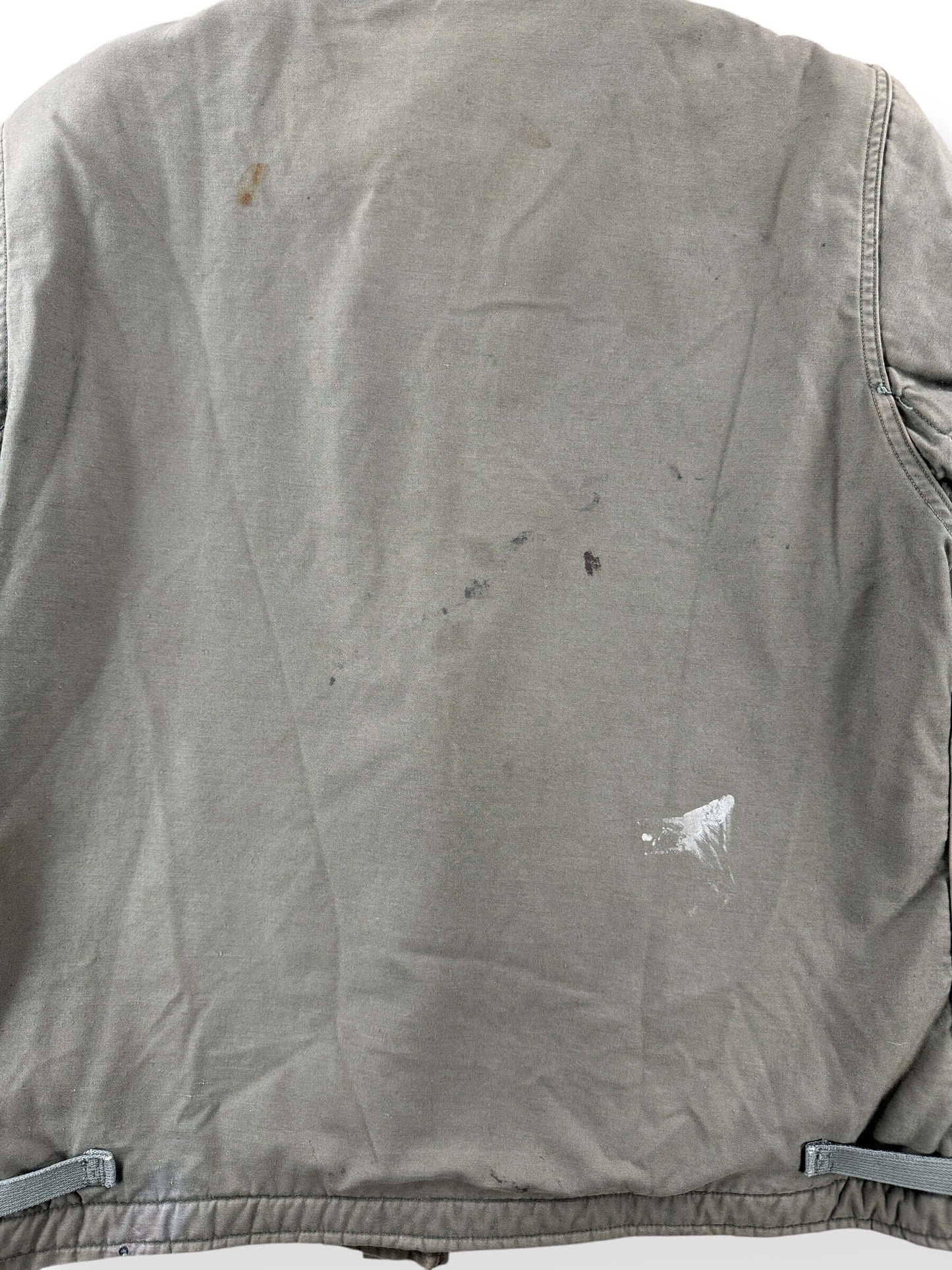 Back Staining on Vintage A-2 Deck Jacket SZ L