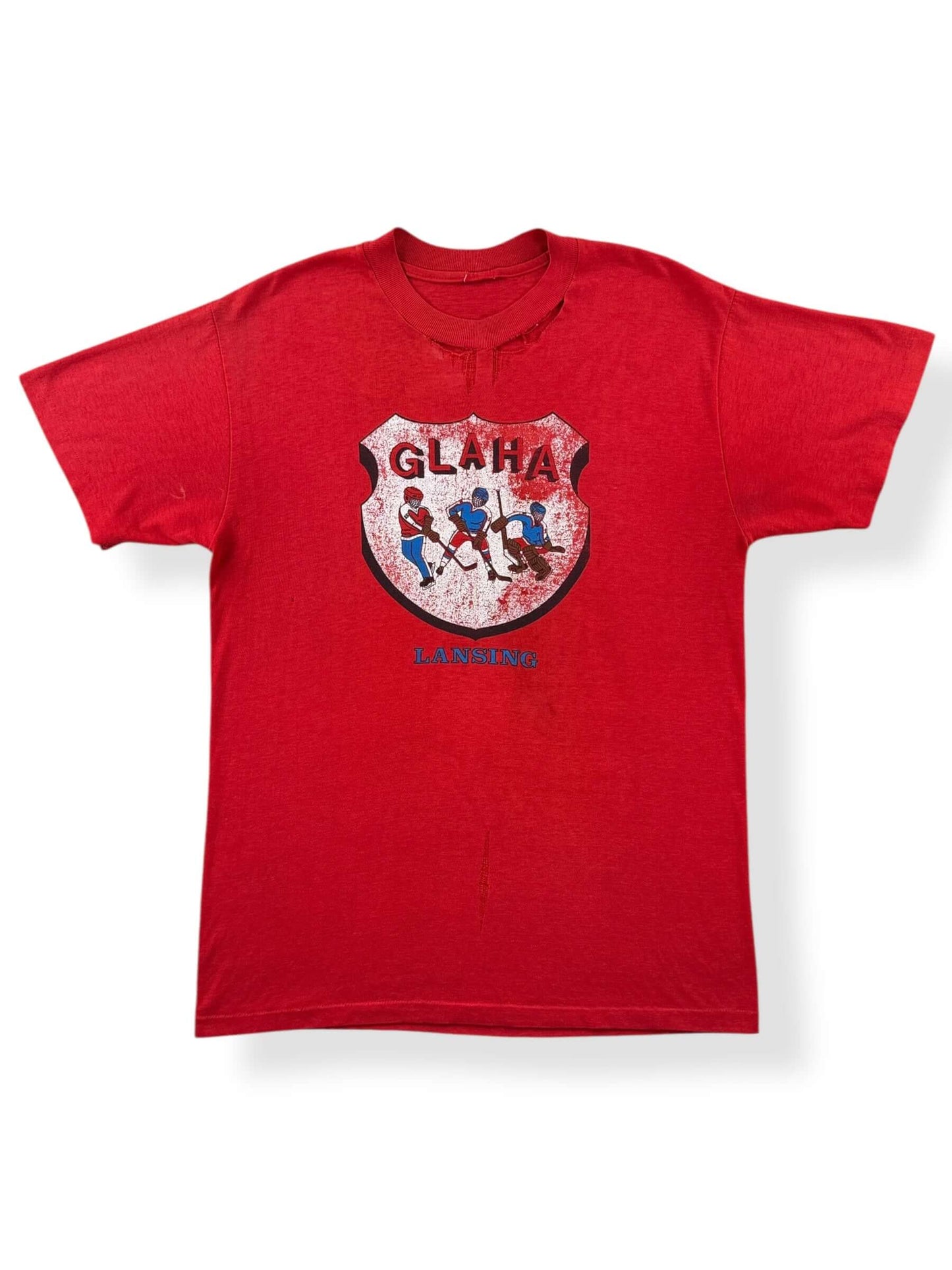 Front of Vintage GLAHA Thrasher Tee SZ M