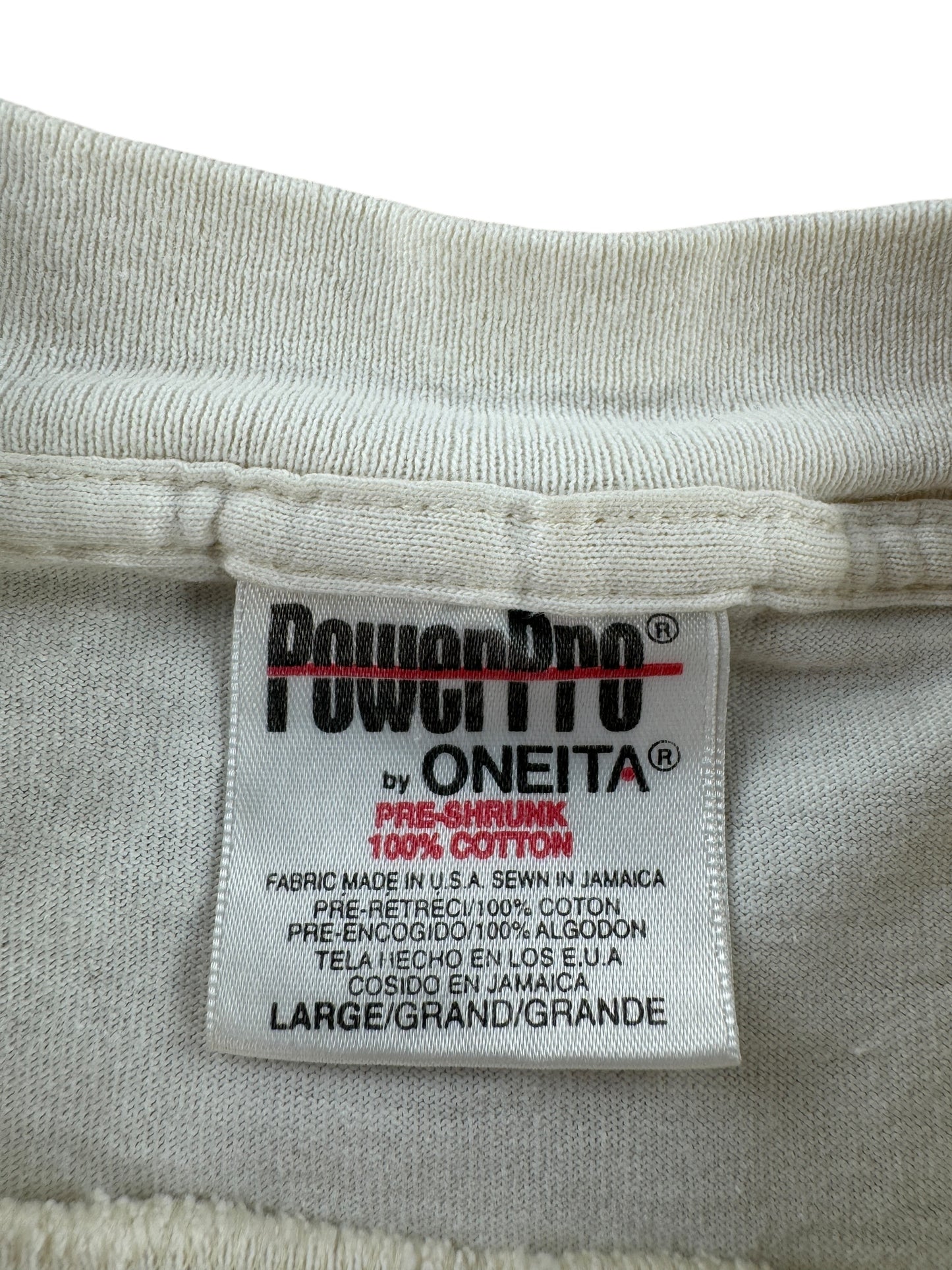Tag on Vintage Reel Women Tee SZ L