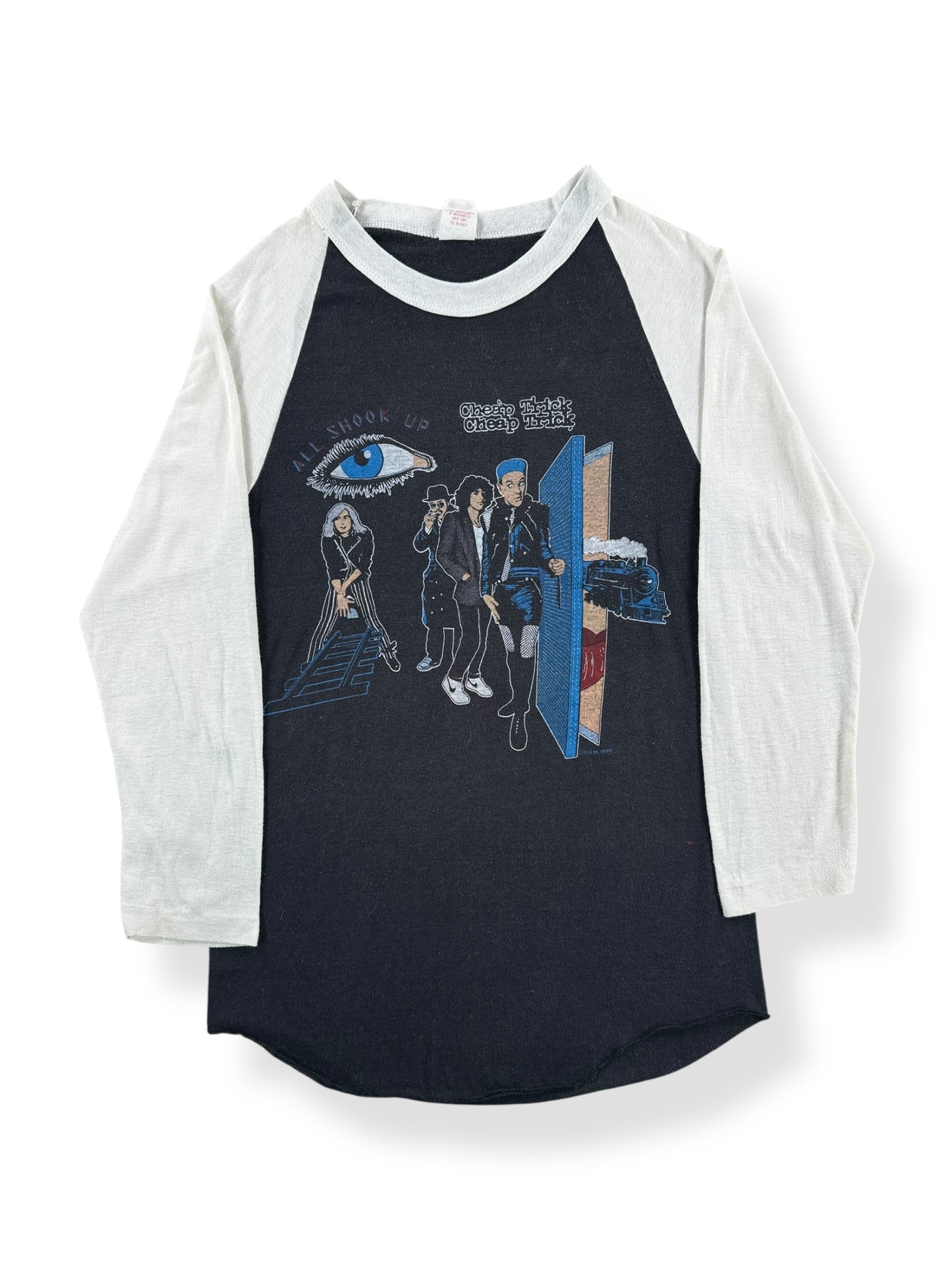 Front of Vintage Cheap Trick '81 Raglan