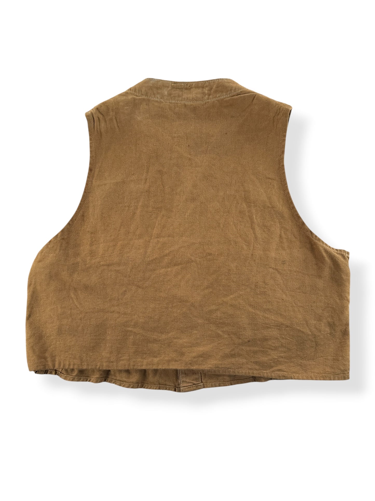 Back of Vintage Hunting Vest SZ M