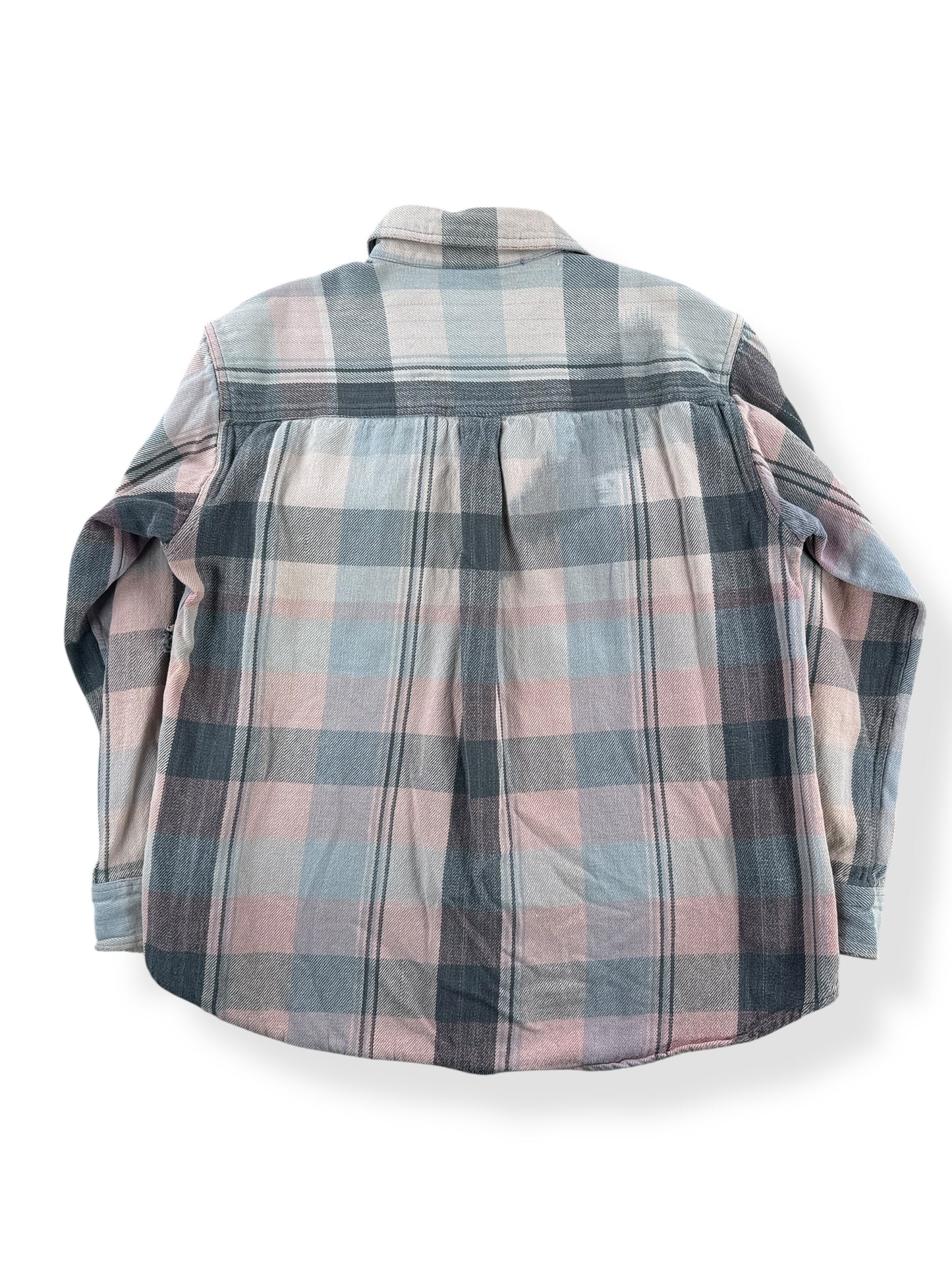 Back of Vintage WearGuard Faded Cotton Flannel SZ M
