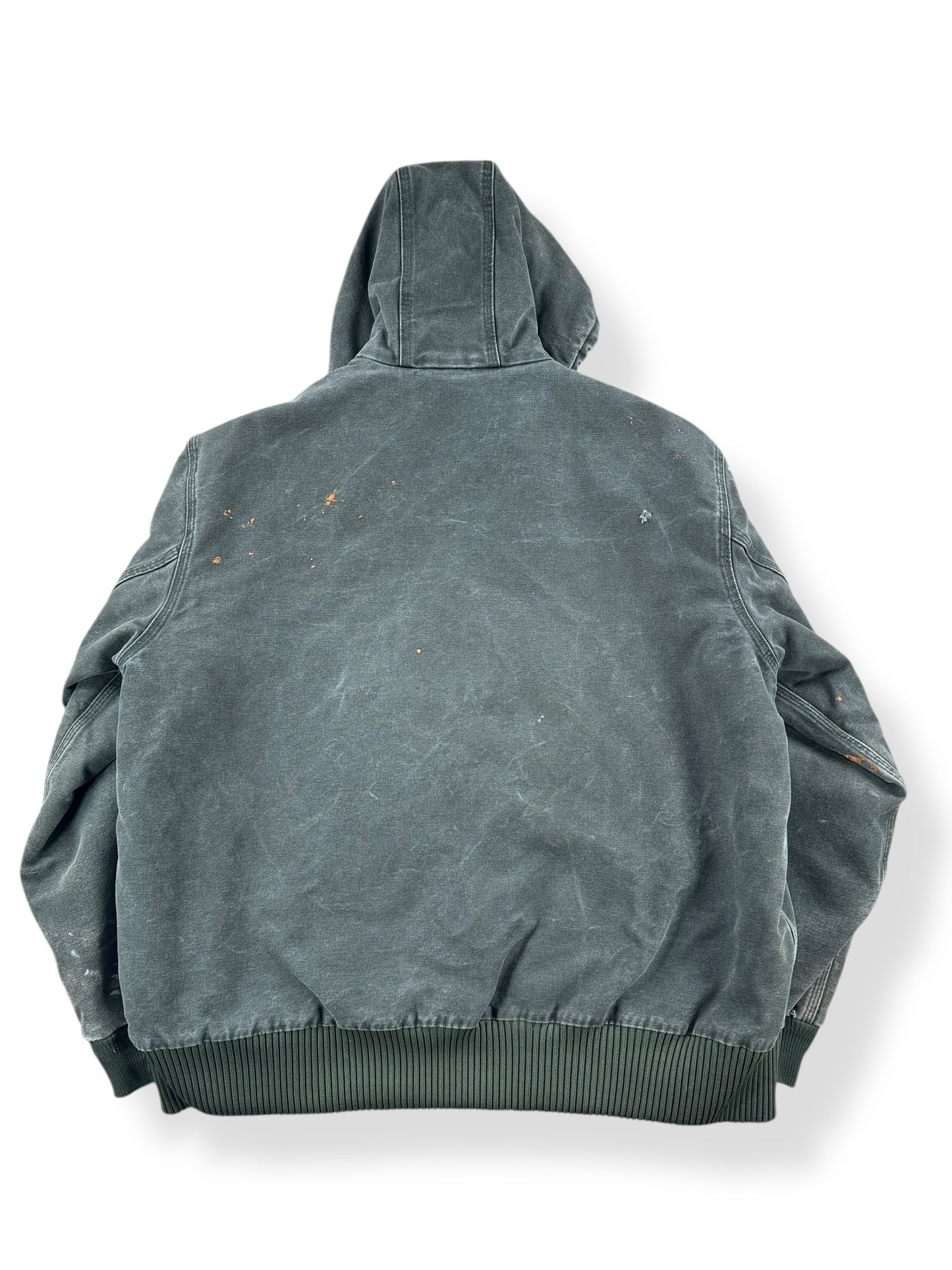 Back of Carhartt Moss Green Thrasher Jacket SZ XL