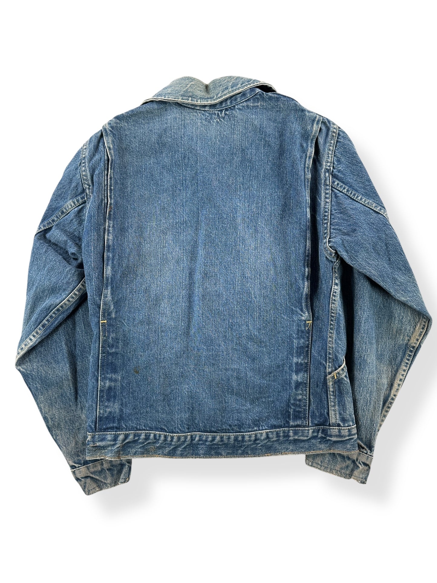 Back of Vintage Buckaroo By Big Smith Denim Jacket SZ 38
