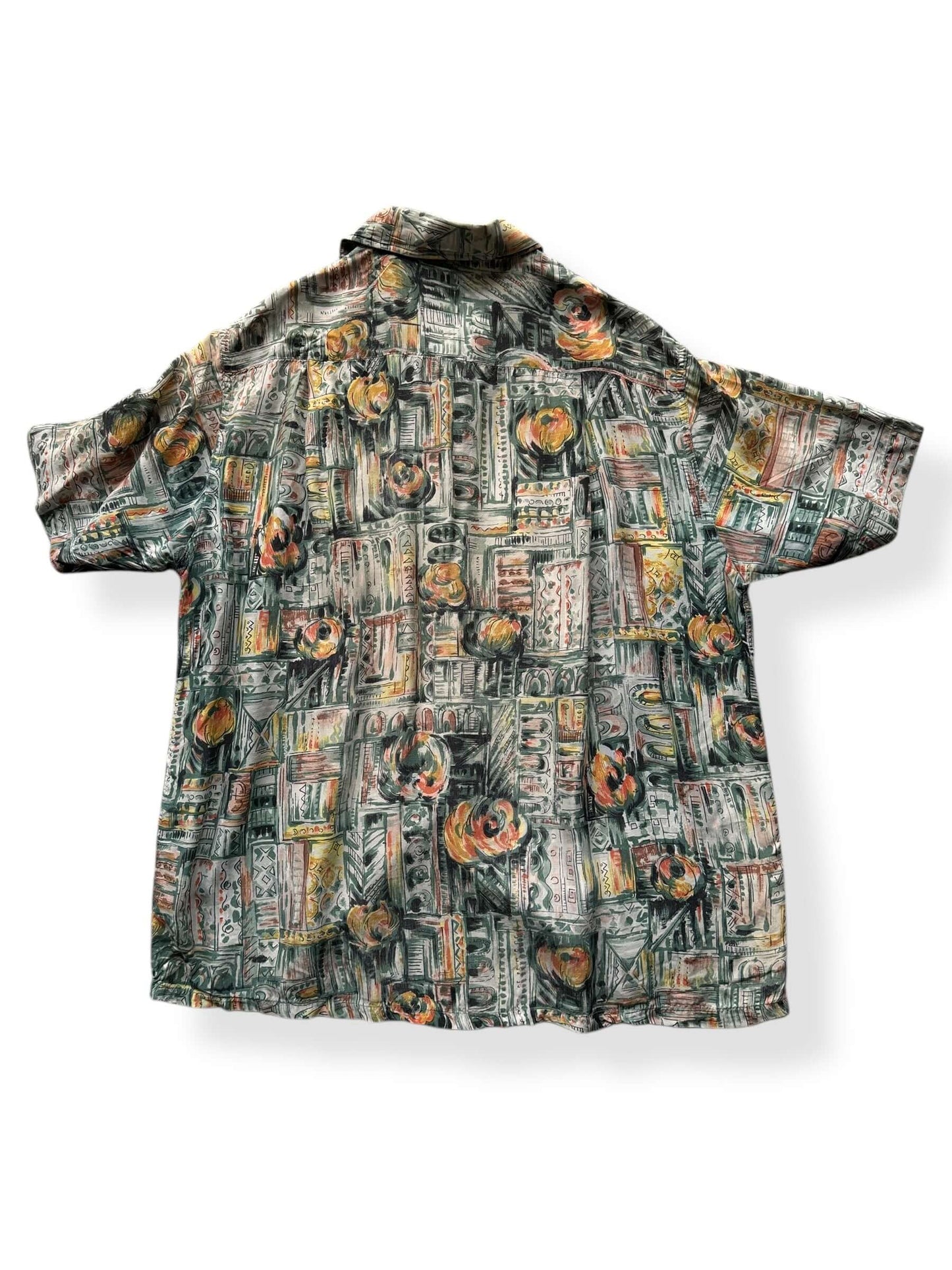 Back of Vintage Penney's Sportswear Aloha SZ M AS IS