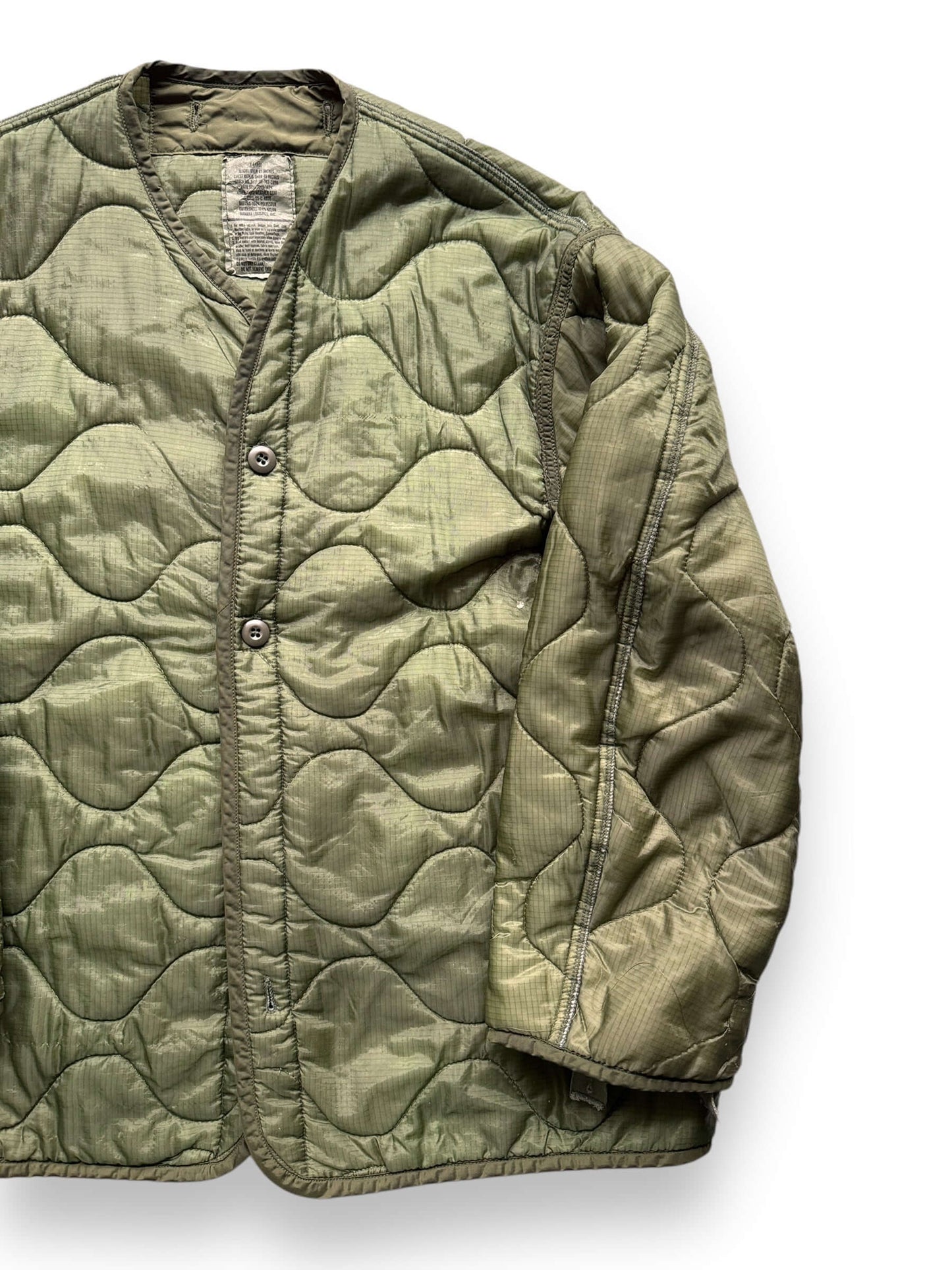 front left of Vintage Military Liner SZ XL