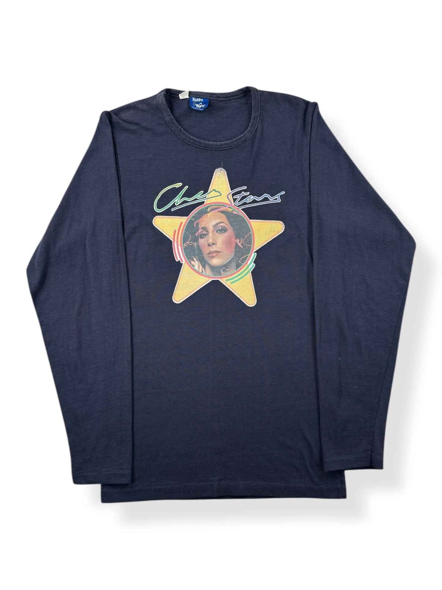 Front of Vintage 70s Cher LS Tee SZ XS