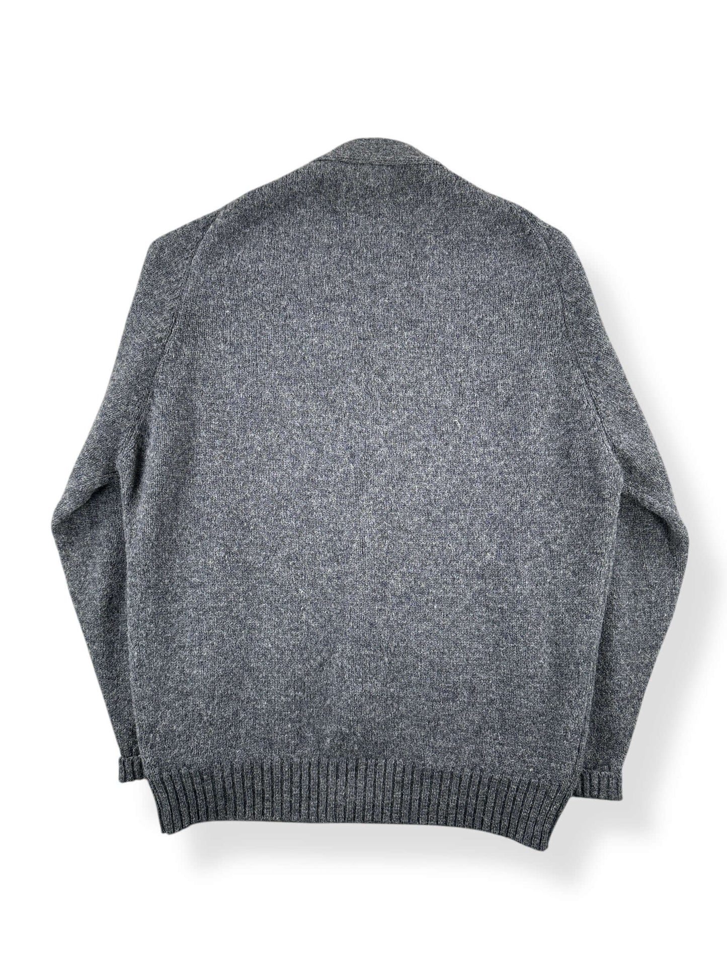 Back of Vintage Grey Pendleton Cardigan Sweater SZ XL