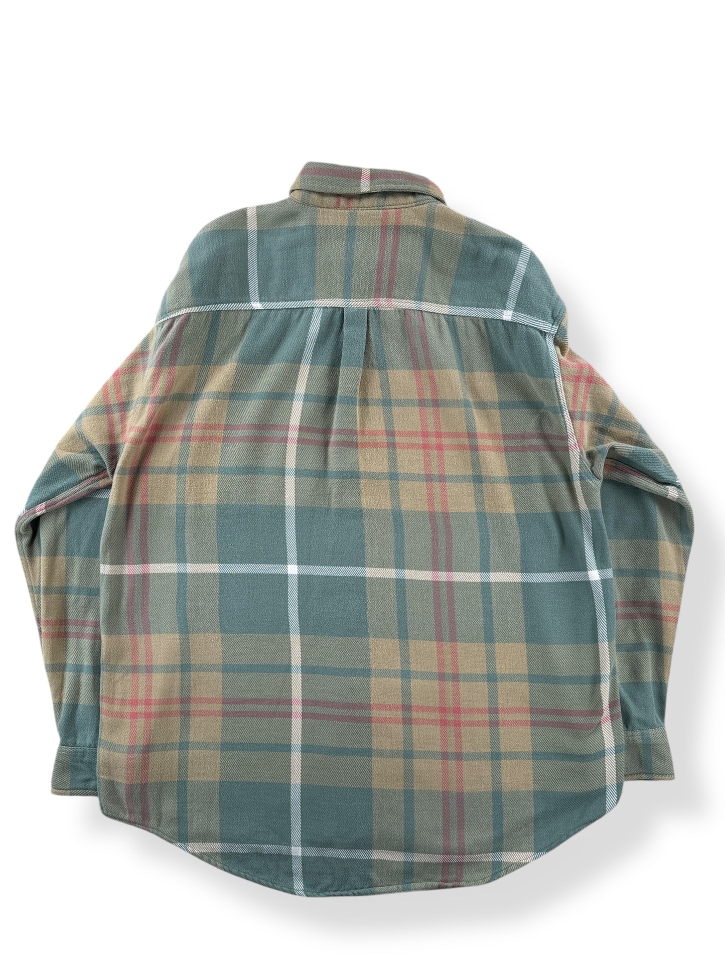 Back of Vintage Pastel Gap Cotton Flannel SZ L