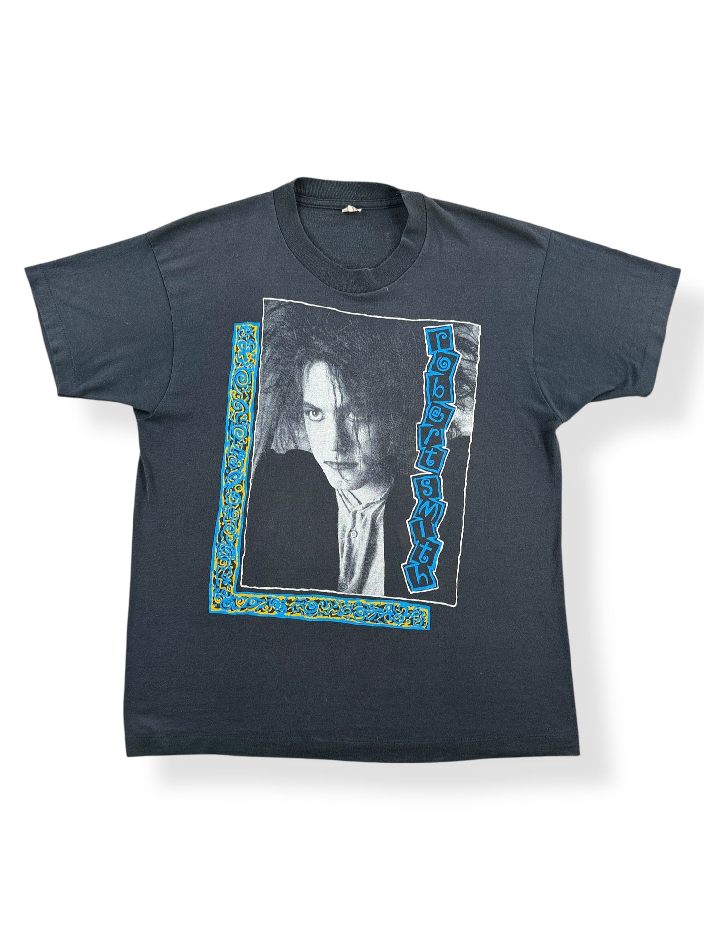 Front of Vintage Robert Smith Cure Tee SZ L