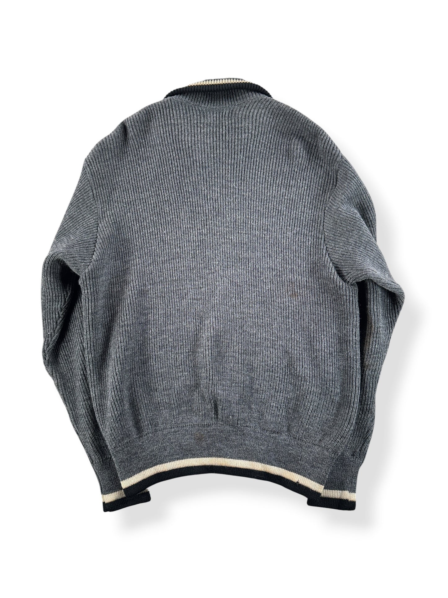Back of Vintage Avalanche Zip Up Cardigan SZ L (Fits M)