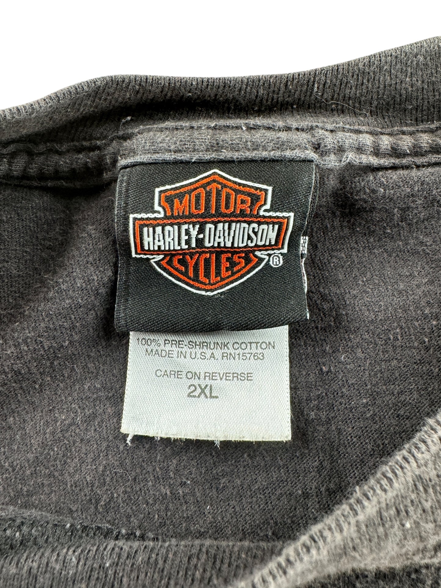 Tag on Vintage Salem OR Harley Davidson Tee SZ XXL