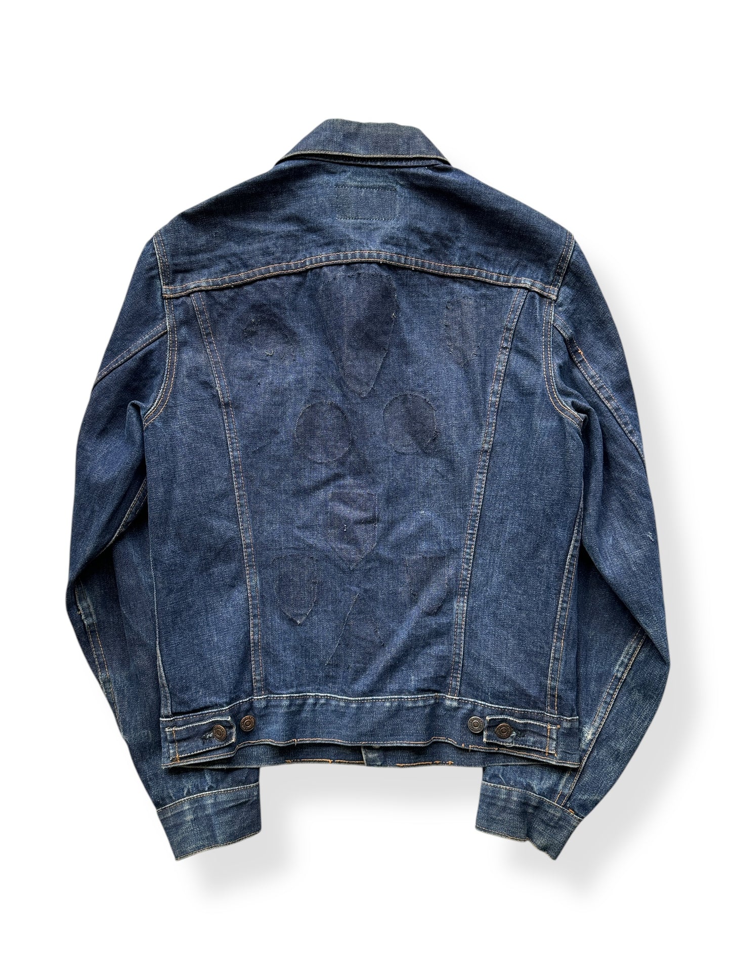 Back of Vintage Big "E" Levis 71205-0217 Type III Trucker Jacket SZ 40