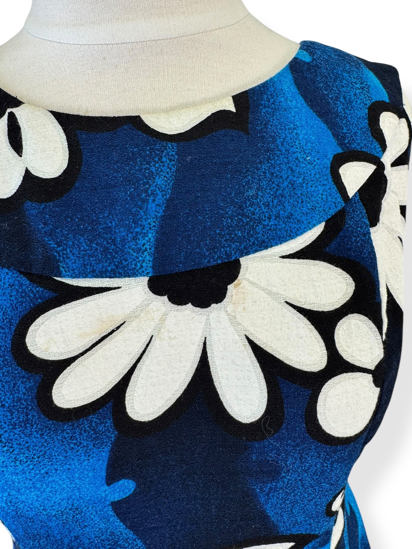Stains of the flower 1960s Surfside Sportswear Aloha Dress S-M