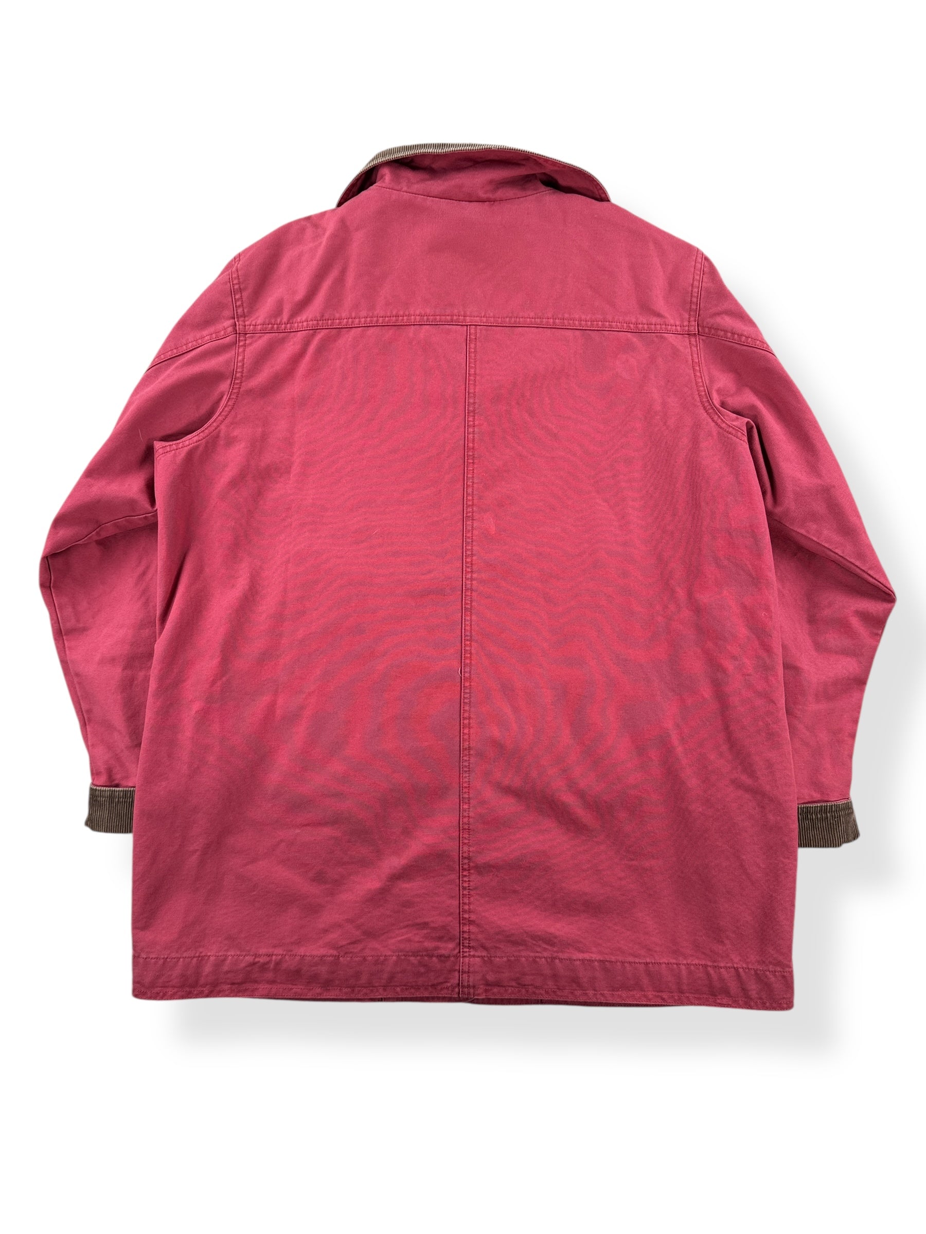 Back of LL Bean Womens Barn Coat SZ XL