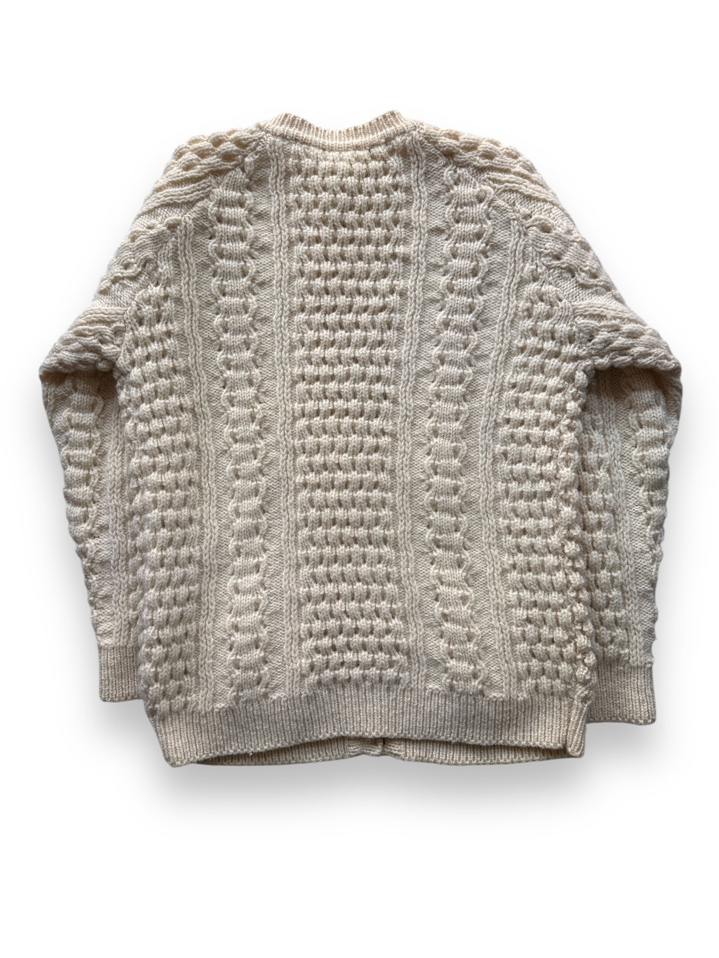 back of Vintage John Molloy Irish Wool Sweater SZ L