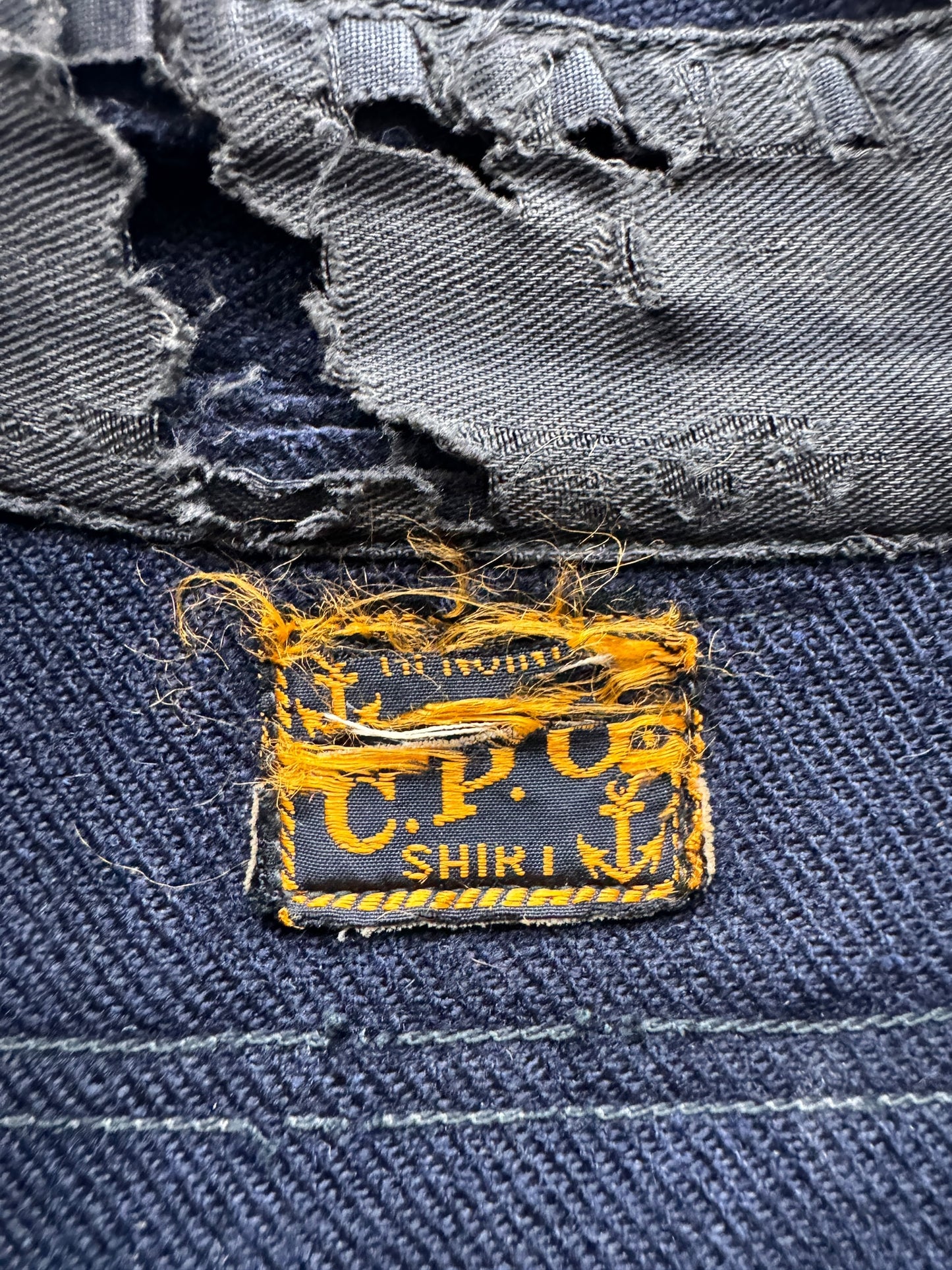 Label on Vintage CPO Jacket SZ XL AS IS