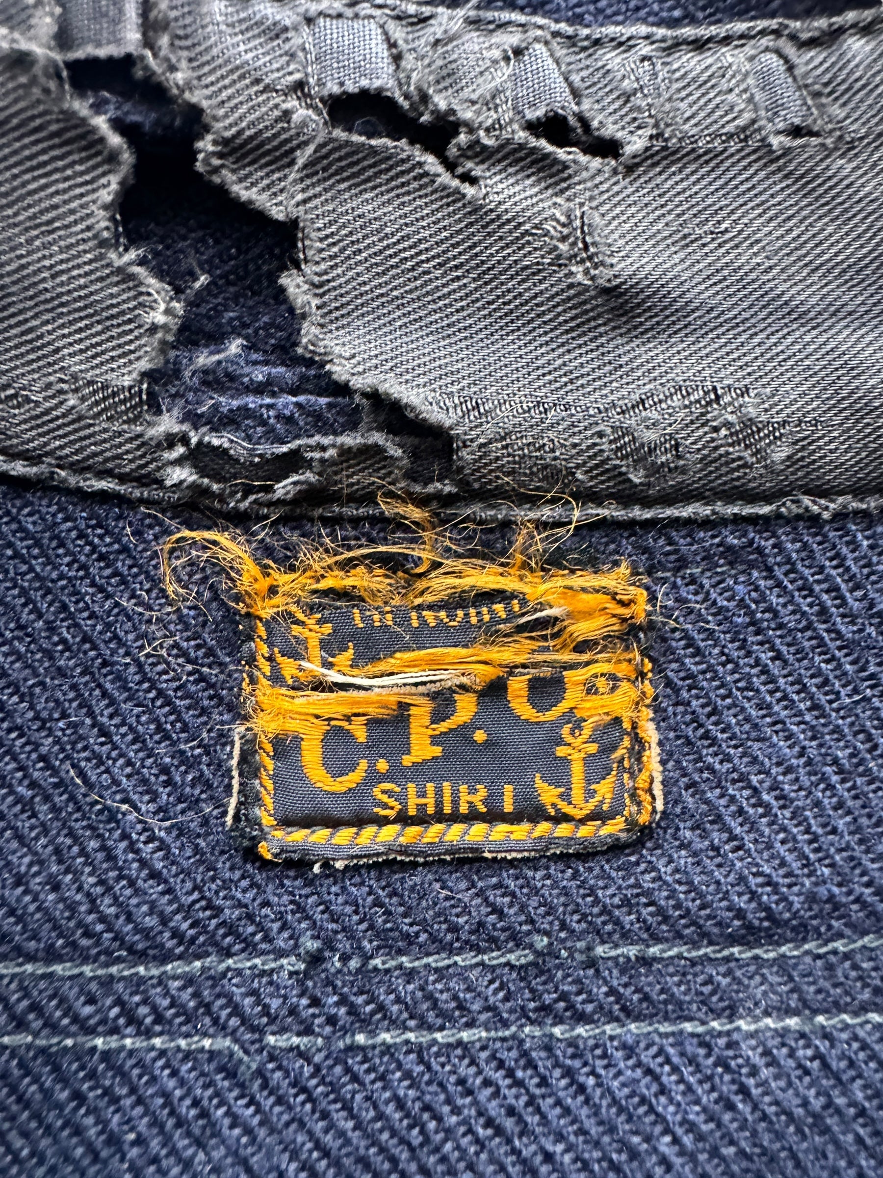 Label on Vintage CPO Jacket SZ XL AS IS