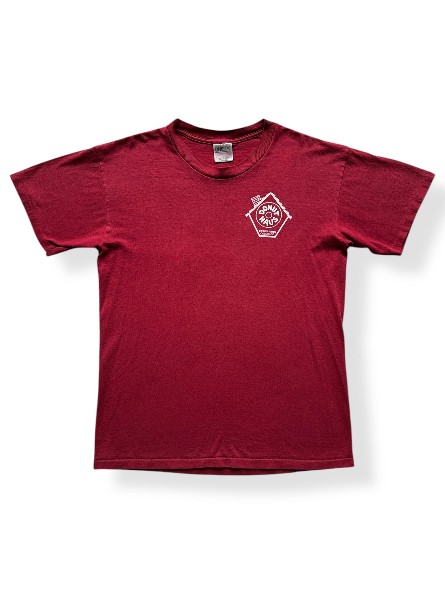 Front of Vintage Single Stitch Donut Haus Tee SZ L