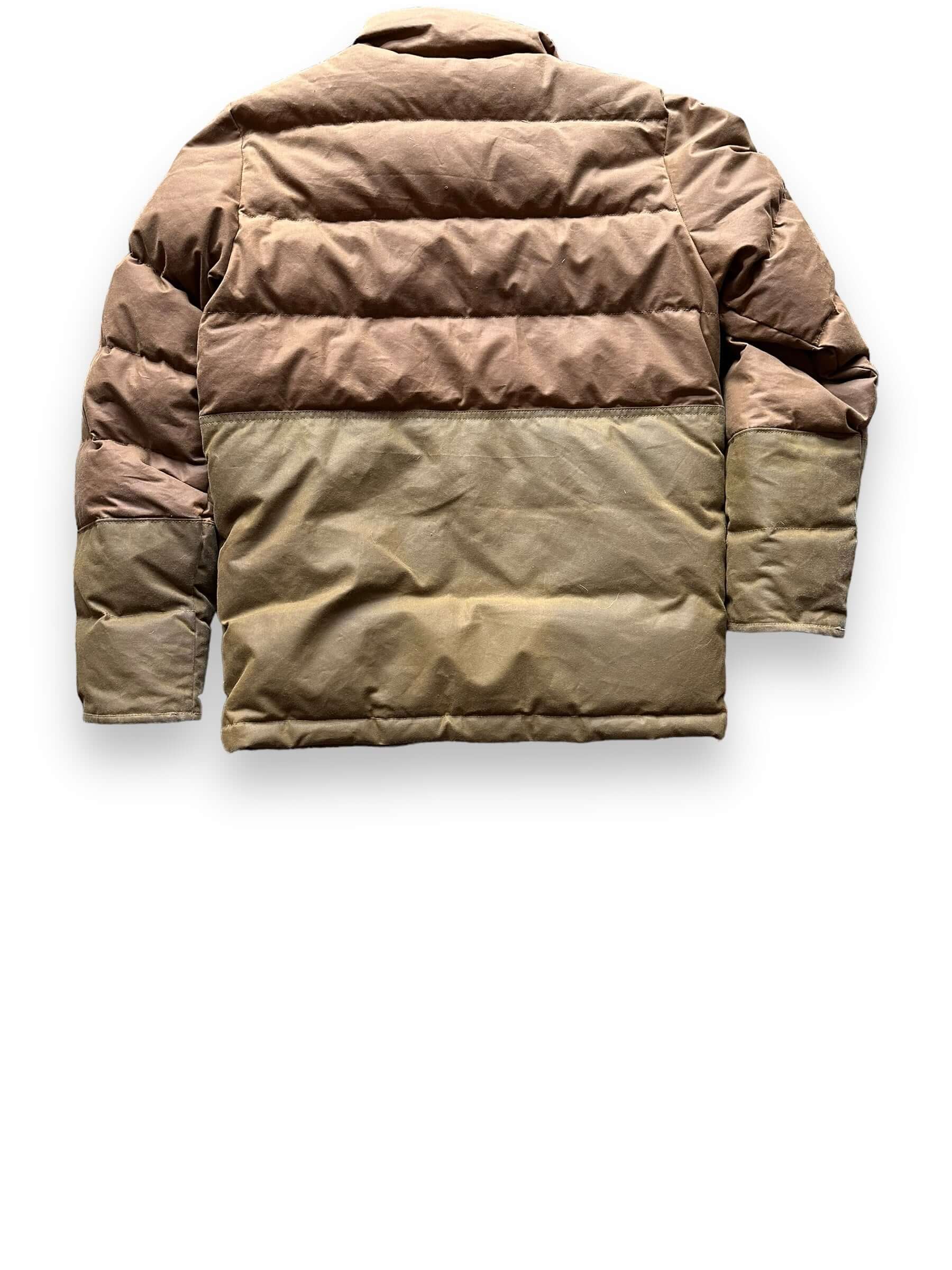 Rear View of Filson Down Cruiser Jacket SZ XS | Filson Down Cruiser | Filson Workwear Seattle