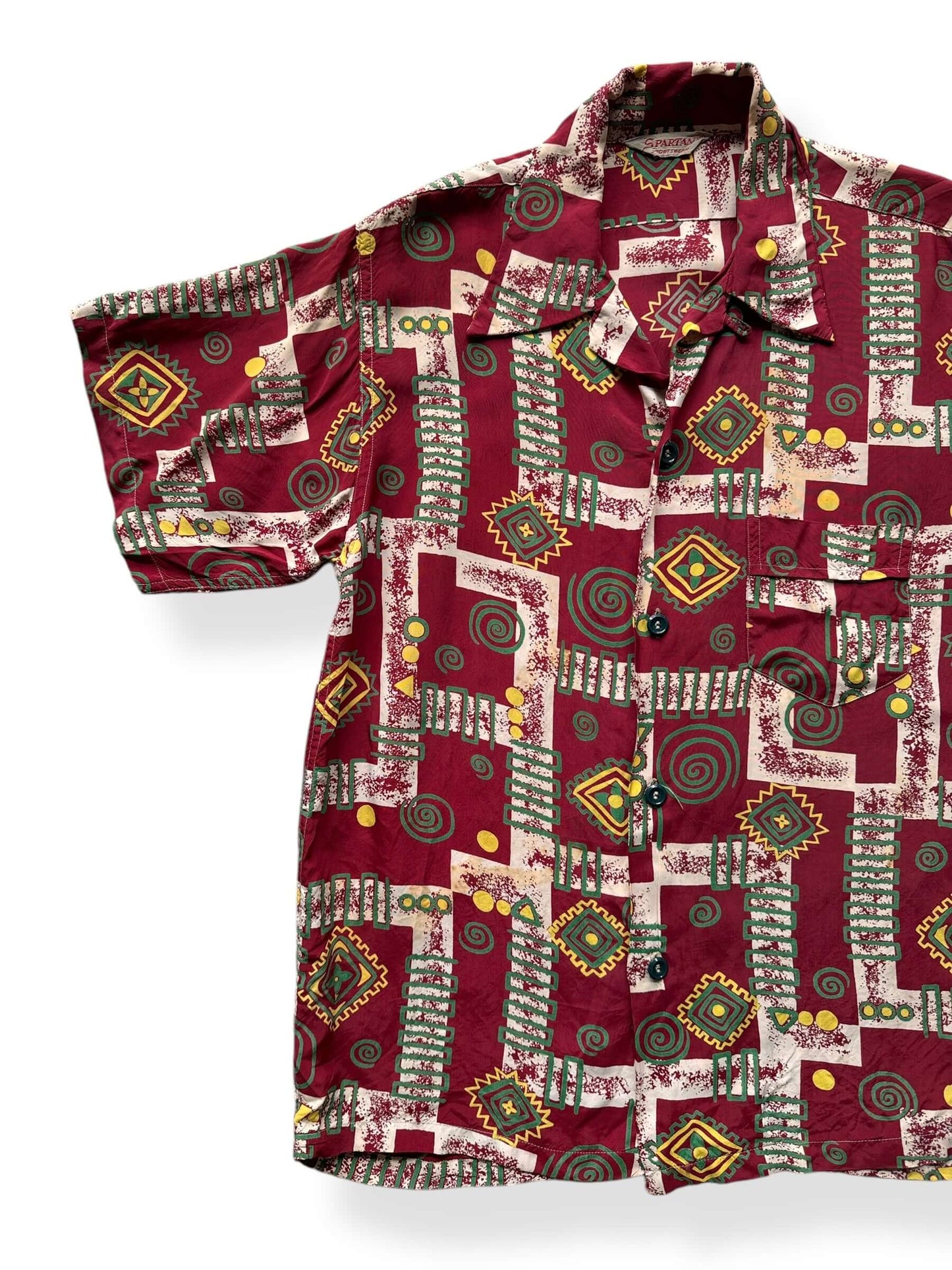 Front Right of Vintage Spartan Abstract Aloha SZ S