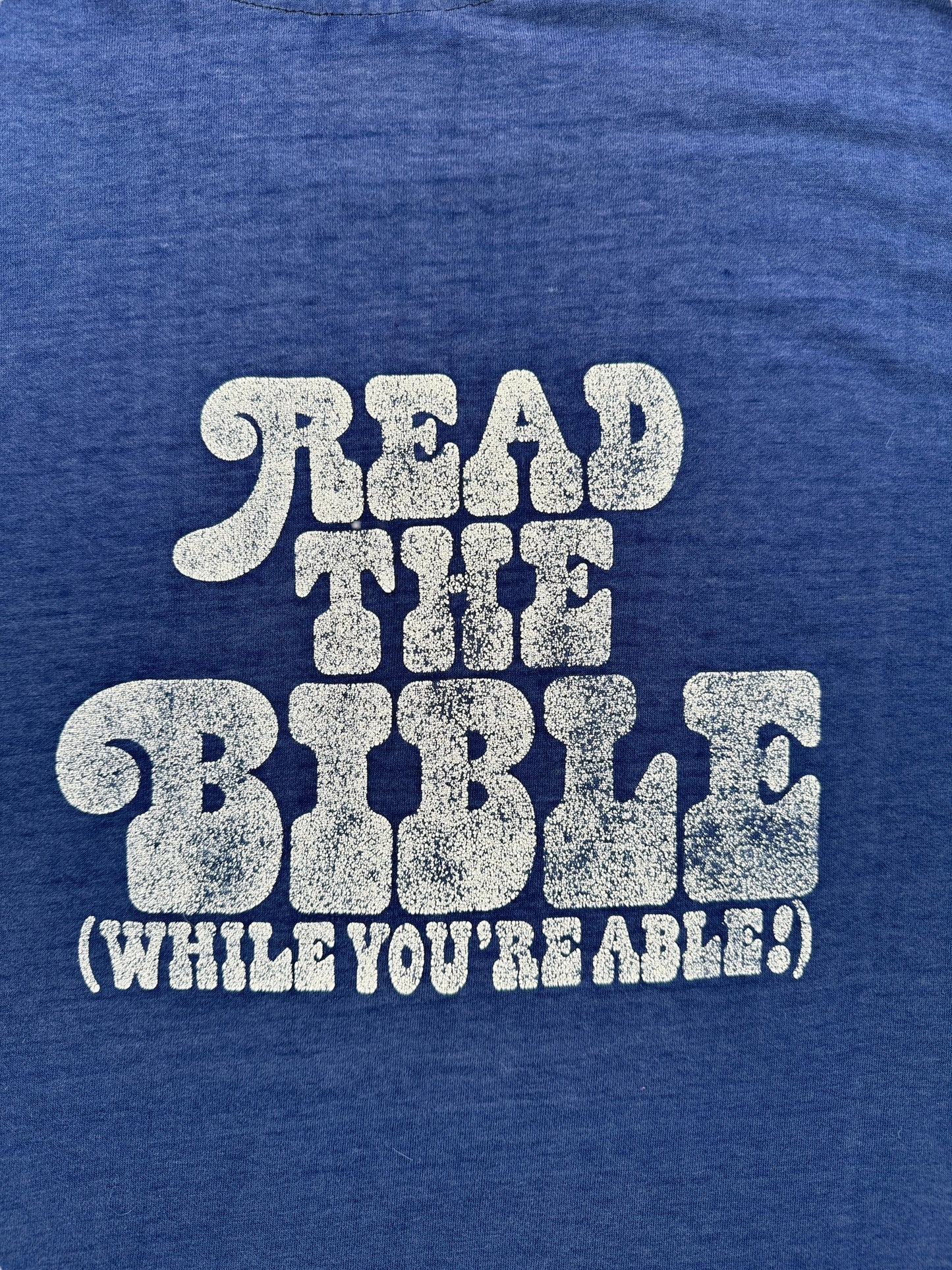 Back Graphic of Vintage I Believe In Jesus Christ Tee SZ M