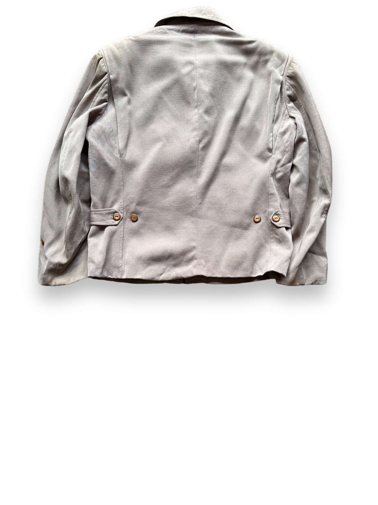 Rear View of Vintage Pendleton Gabardine Jacket SZ L | Vintage Workwear Seattle | Seattle Vintage Clothing