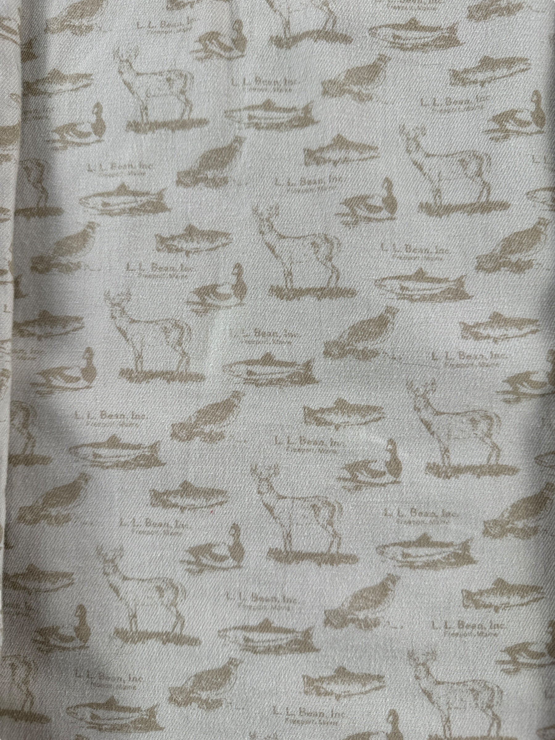 Inside Lining of LL Bean Womens Barn Coat SZ XL