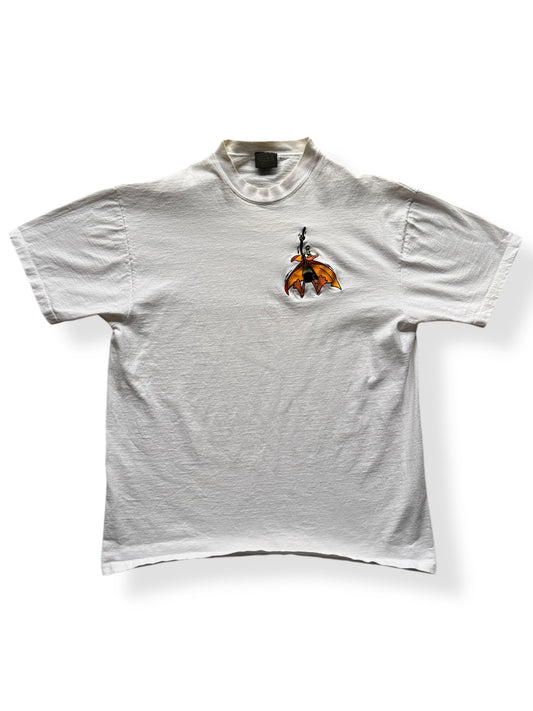 Front of Vintage Embroidered Daffy Duck Dodgers Tee SZ L
