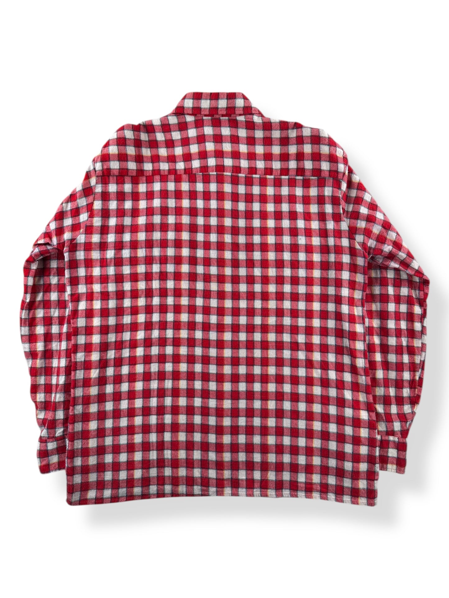 Back of Vintage Dickies Cotton Printed Flannel SZ L