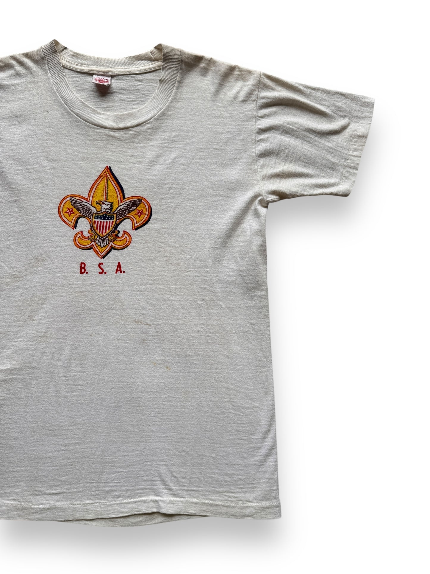 front left of Vintage 50s BSA Tee SZ S