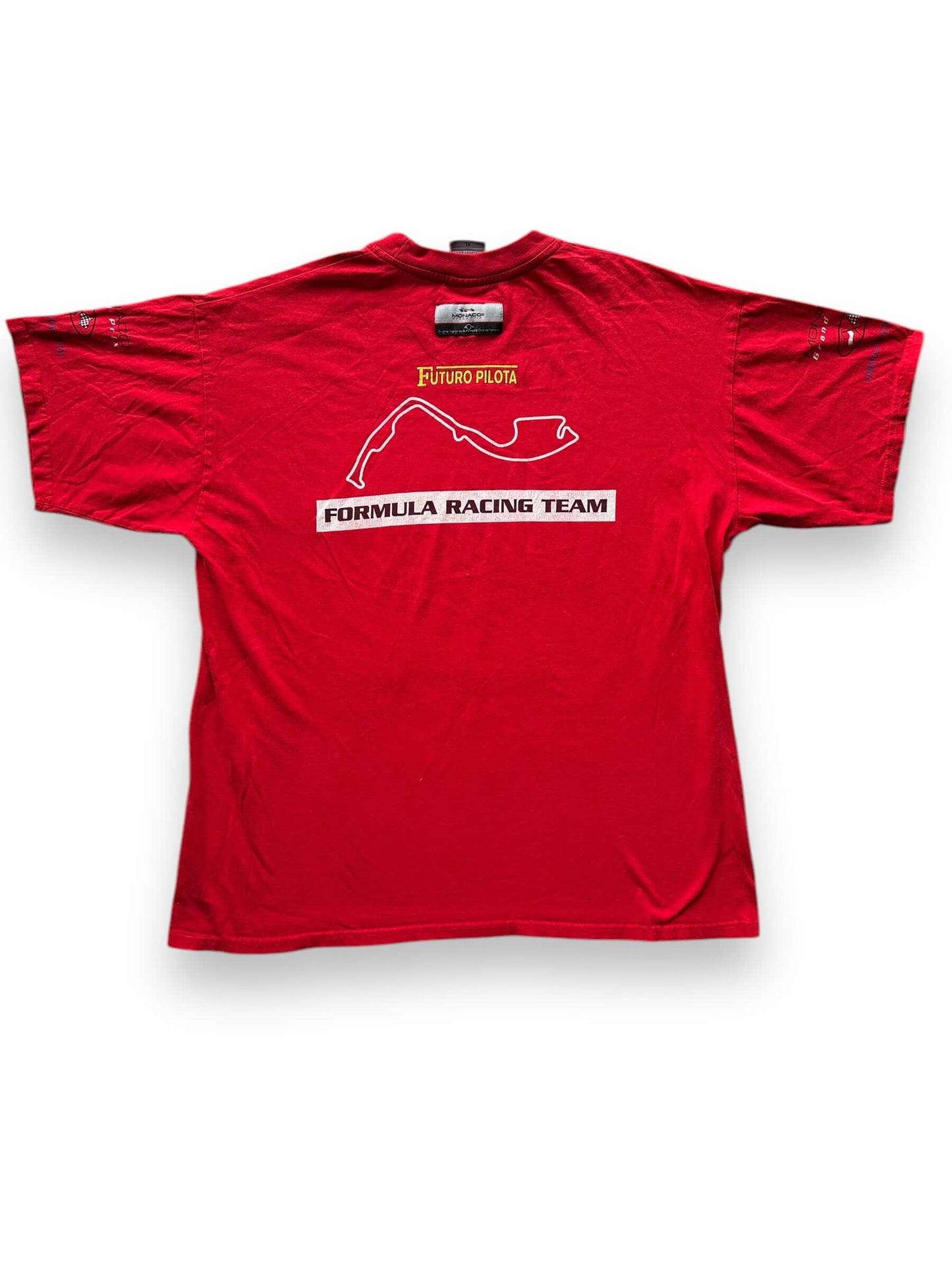 Back of Vintage Monaco Grand Prix Racing Tee SZ XL