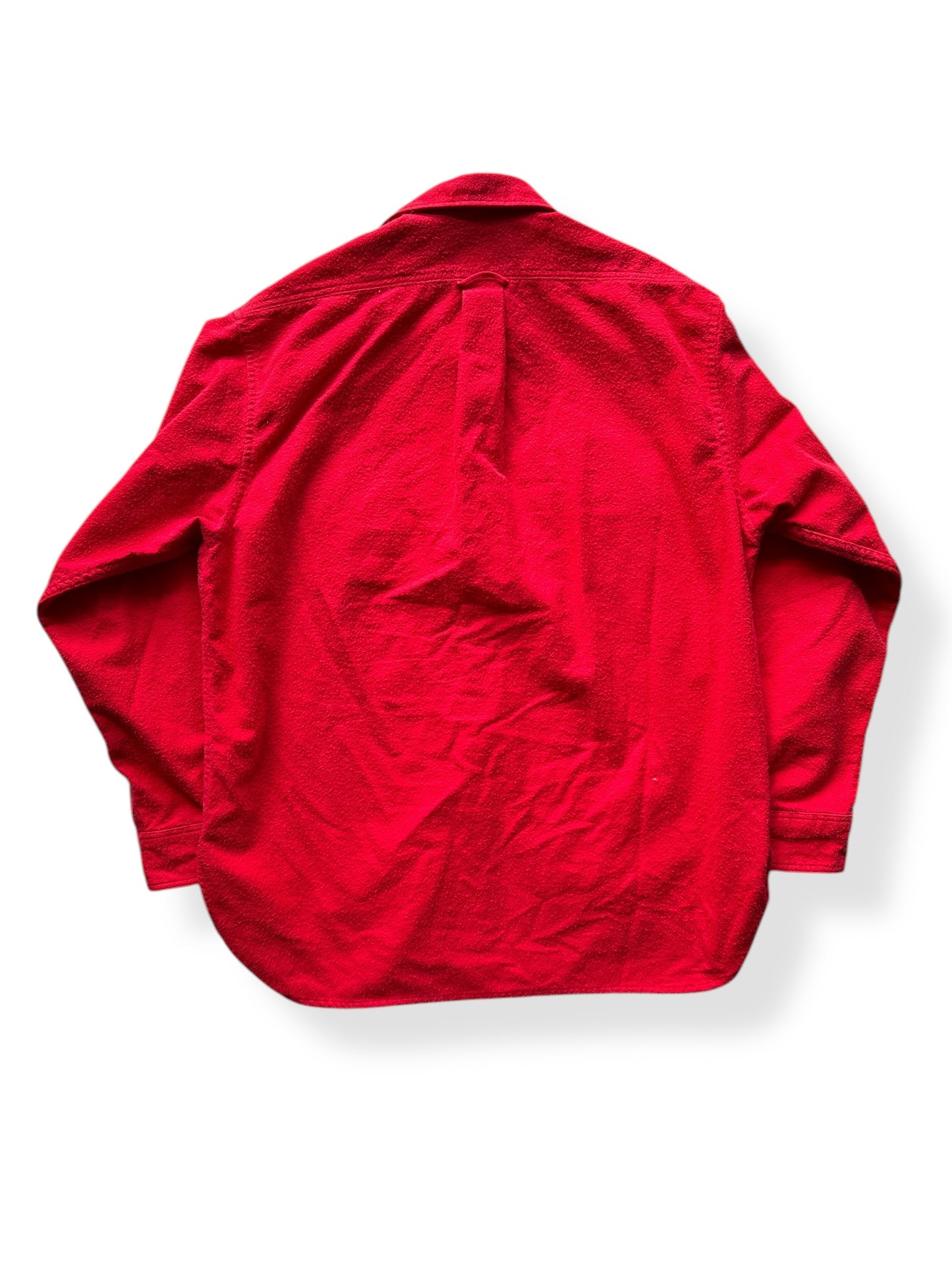 Back of Vintage Red Eddie Bauer Chamois Shirt SZ XL