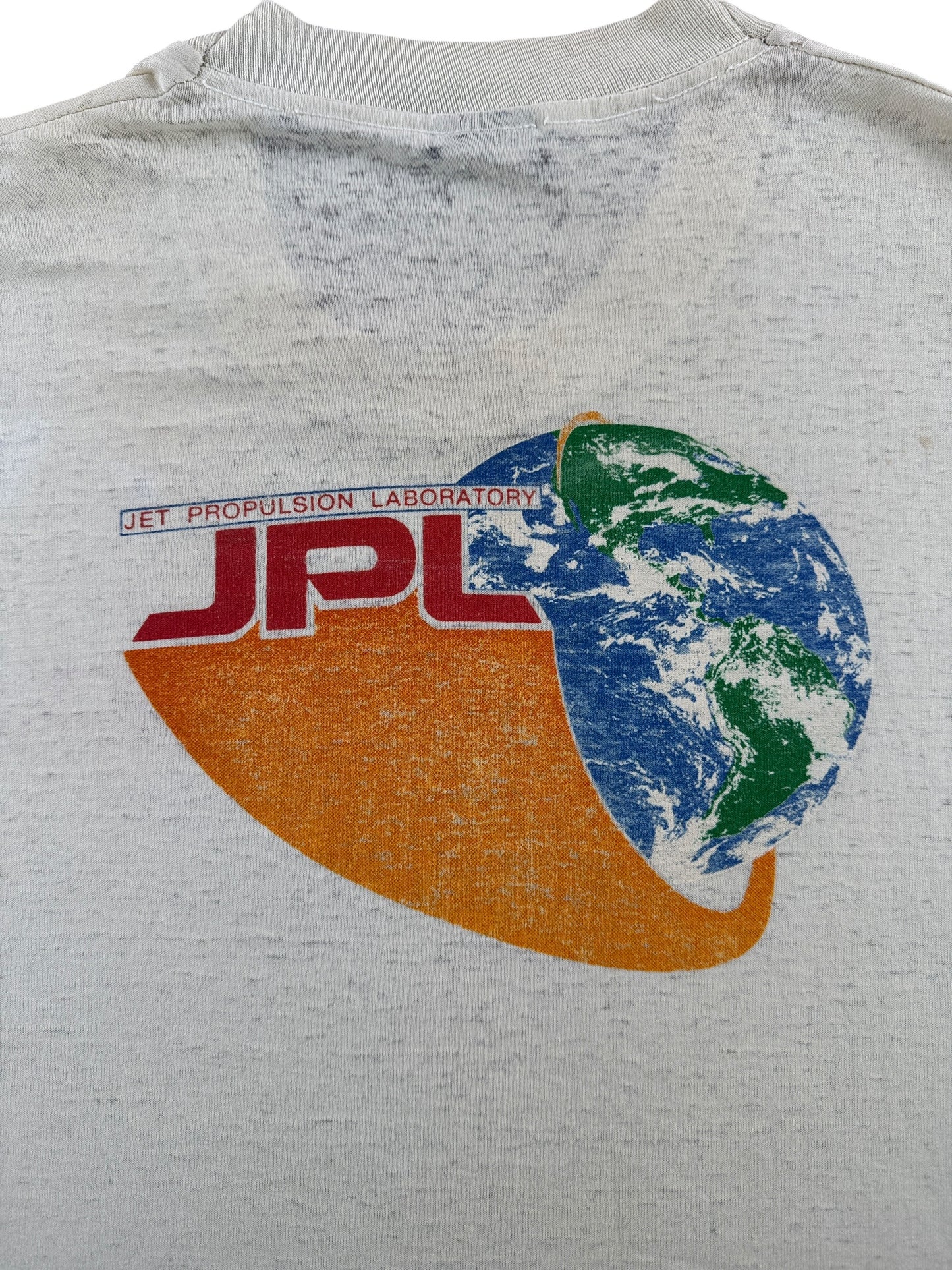 Back Graphic of Vintage Jet Propulsion Lab Tee SZ L (Fits M)